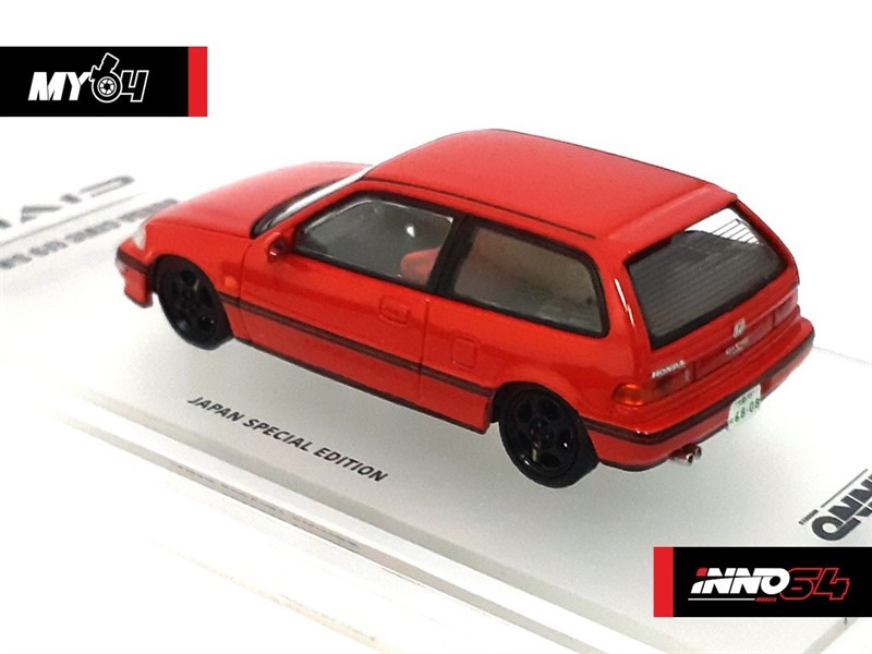1:64 Honda Civic EF9 Red W/ Separate decals (Japan Special)