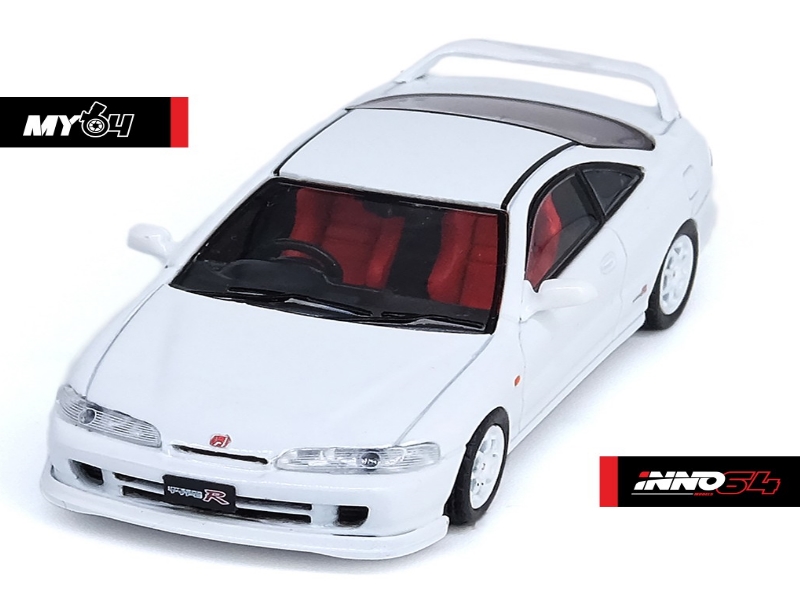 1:64 HONDA INTEGRA TYPE-R DC2 1996 White (With Extra decals and wheels)