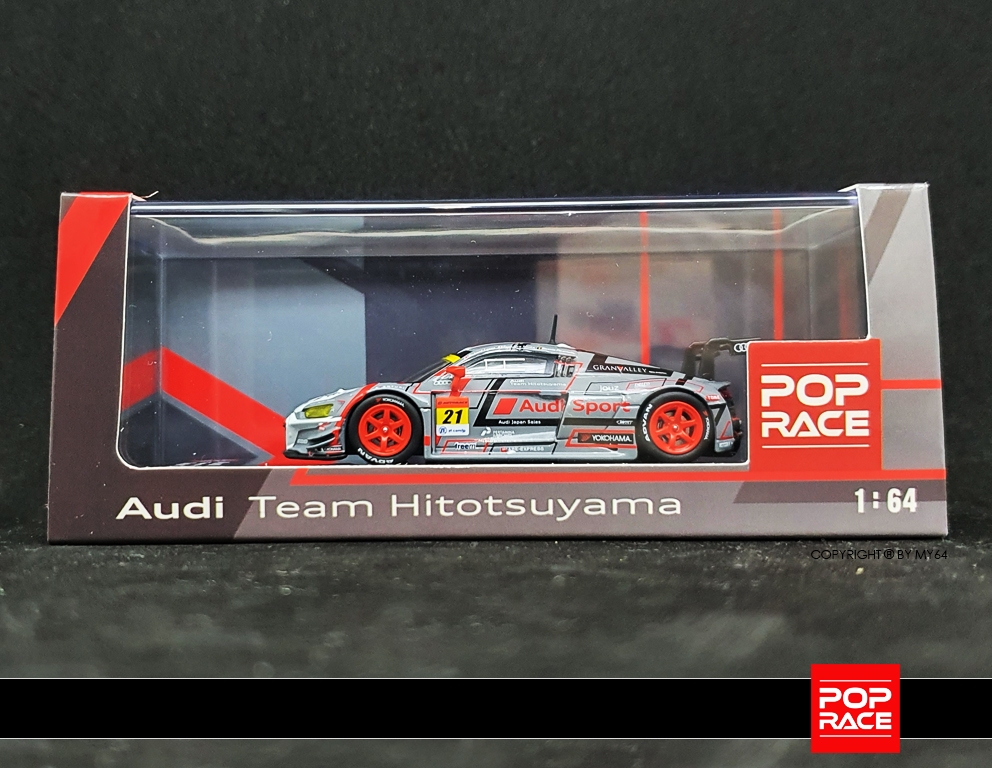 1:64 Audi R8 LMS Super GT Series 2019 Audi Team Hitotsuyama #21