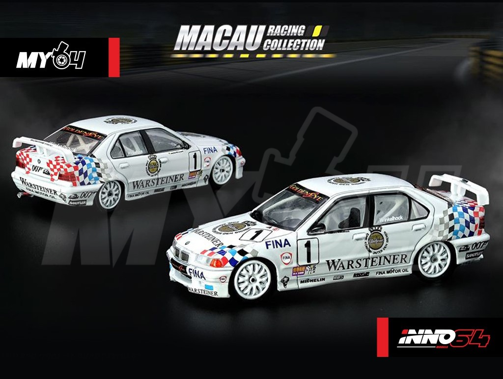 1:64 BMW E36 320i #1 "WARSTEINER" MACAU GUIA RACE 1995