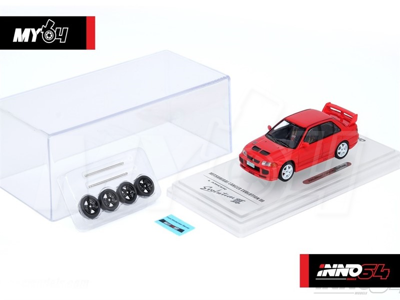 1:64 Mitsubishi Lancer EVOLUTION III 1995 Red (Philippine Special Model)