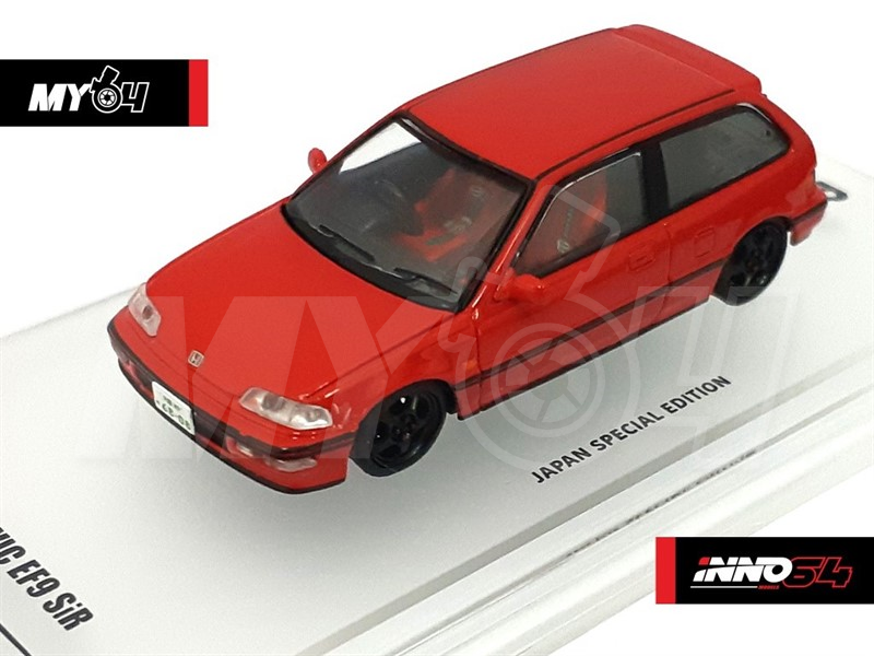 1:64 Honda Civic EF9 Red W/ Separate decals (Japan Special)