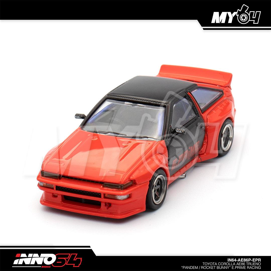 1:64 INNO64 Toyota Corolla AE86 Trueno "Pandem / Rocket Bunny" E.Prime Racing