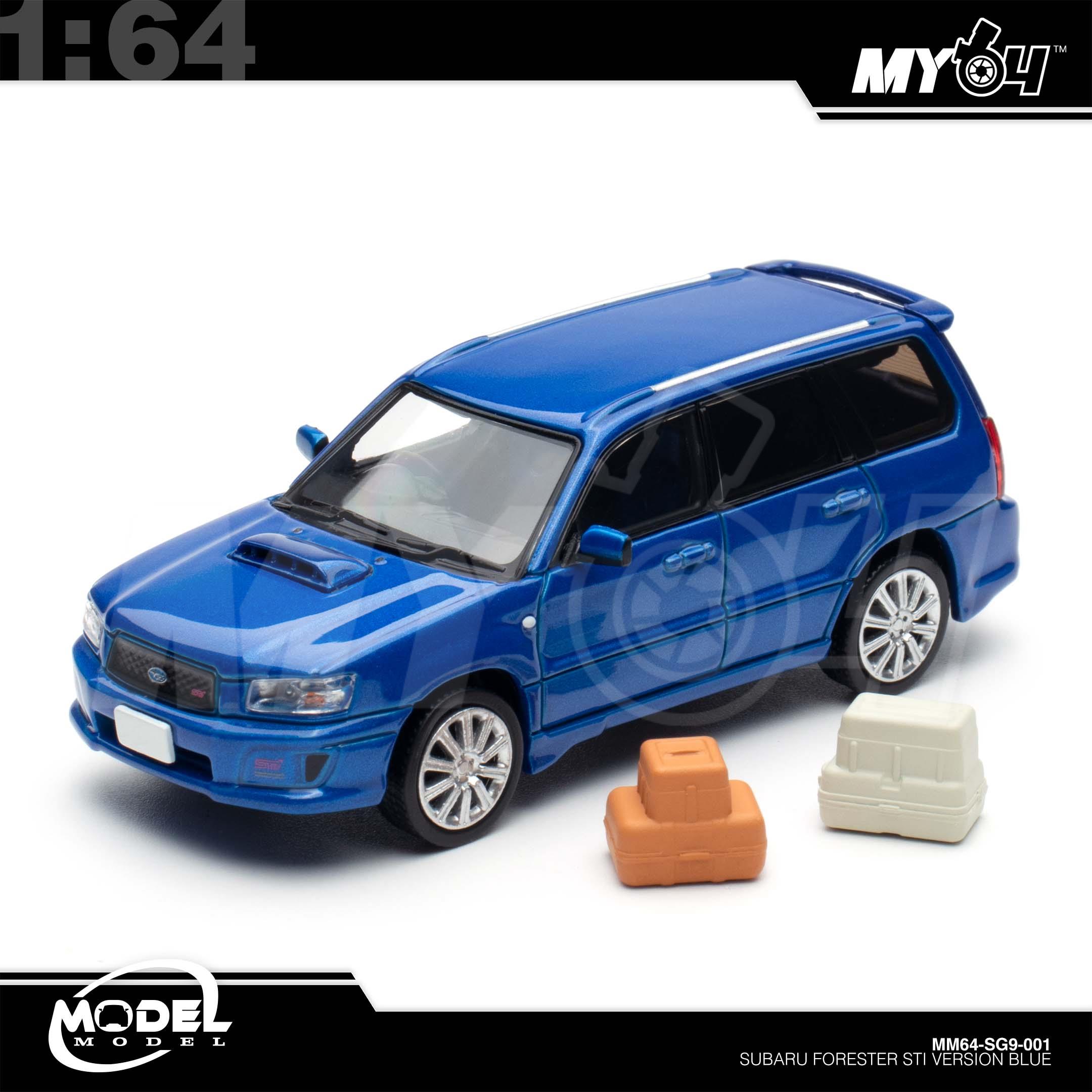 1:64 MODEL MODEL Subaru Forester STi Version Blue