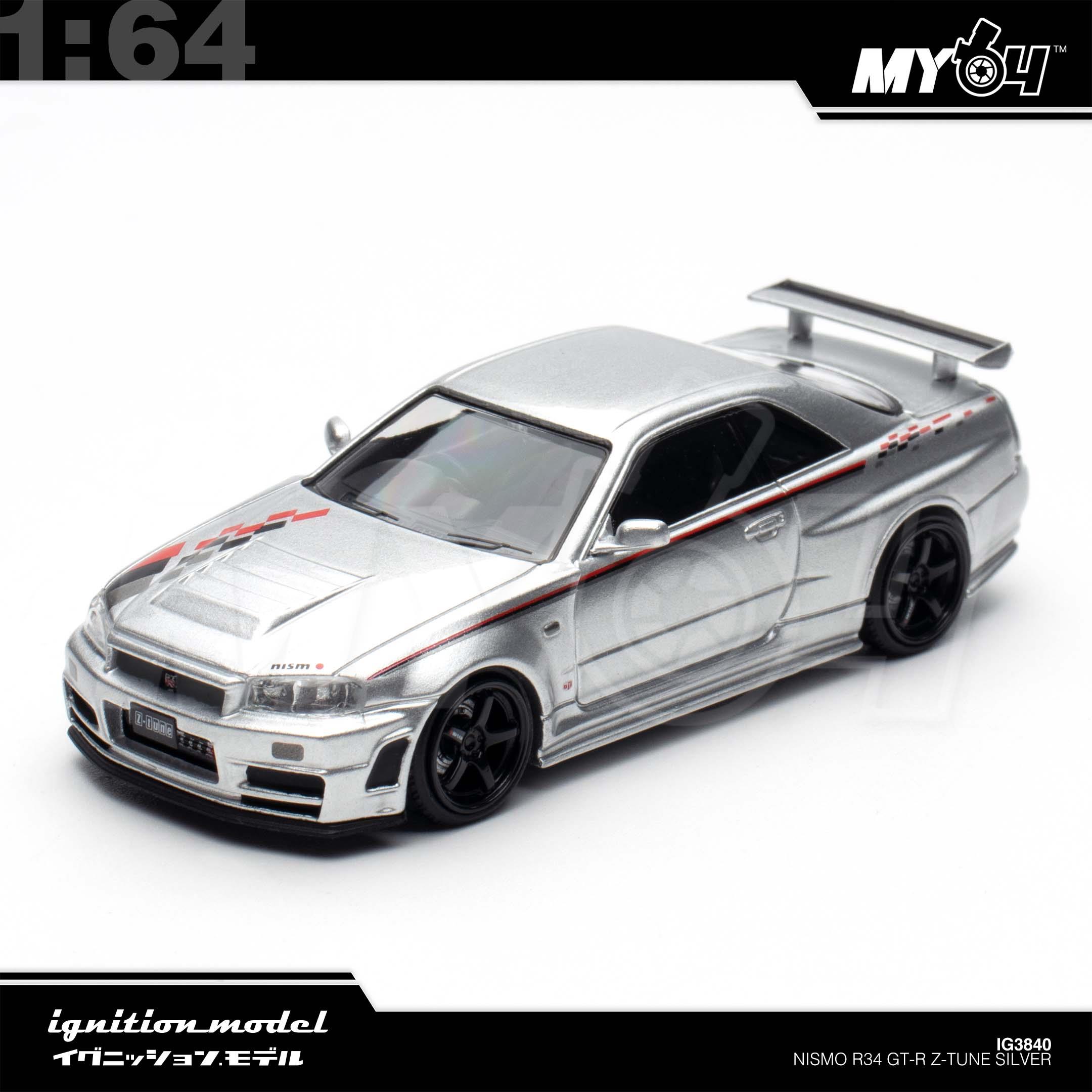 1:64 IGNITION MODEL Nismo R34 GT-R Z-Tune Silver