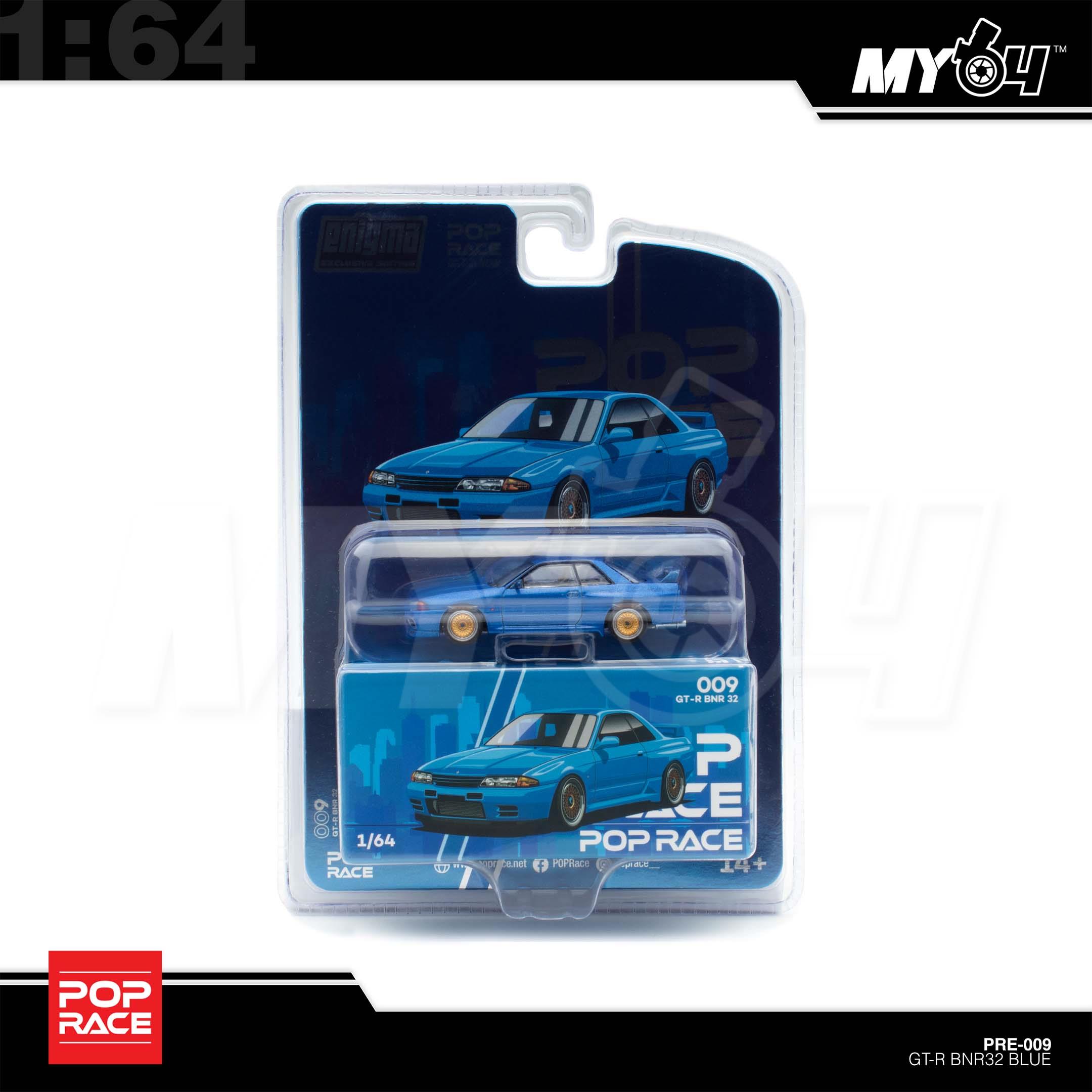 1:64 POP RACE GT-R BNR32 Blue