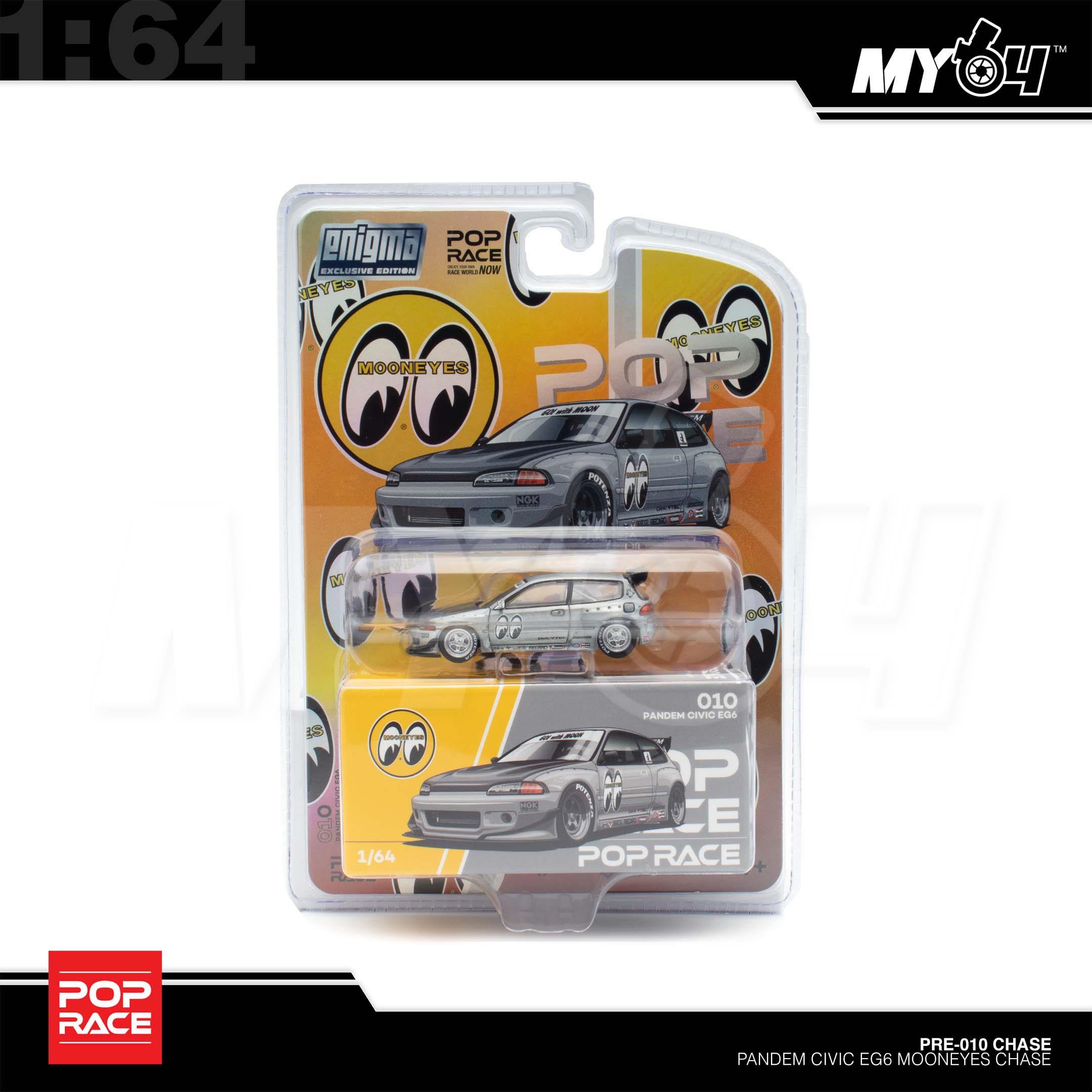 1:64 POP RACE Pandem Civic EG6 Mooneyes Chase