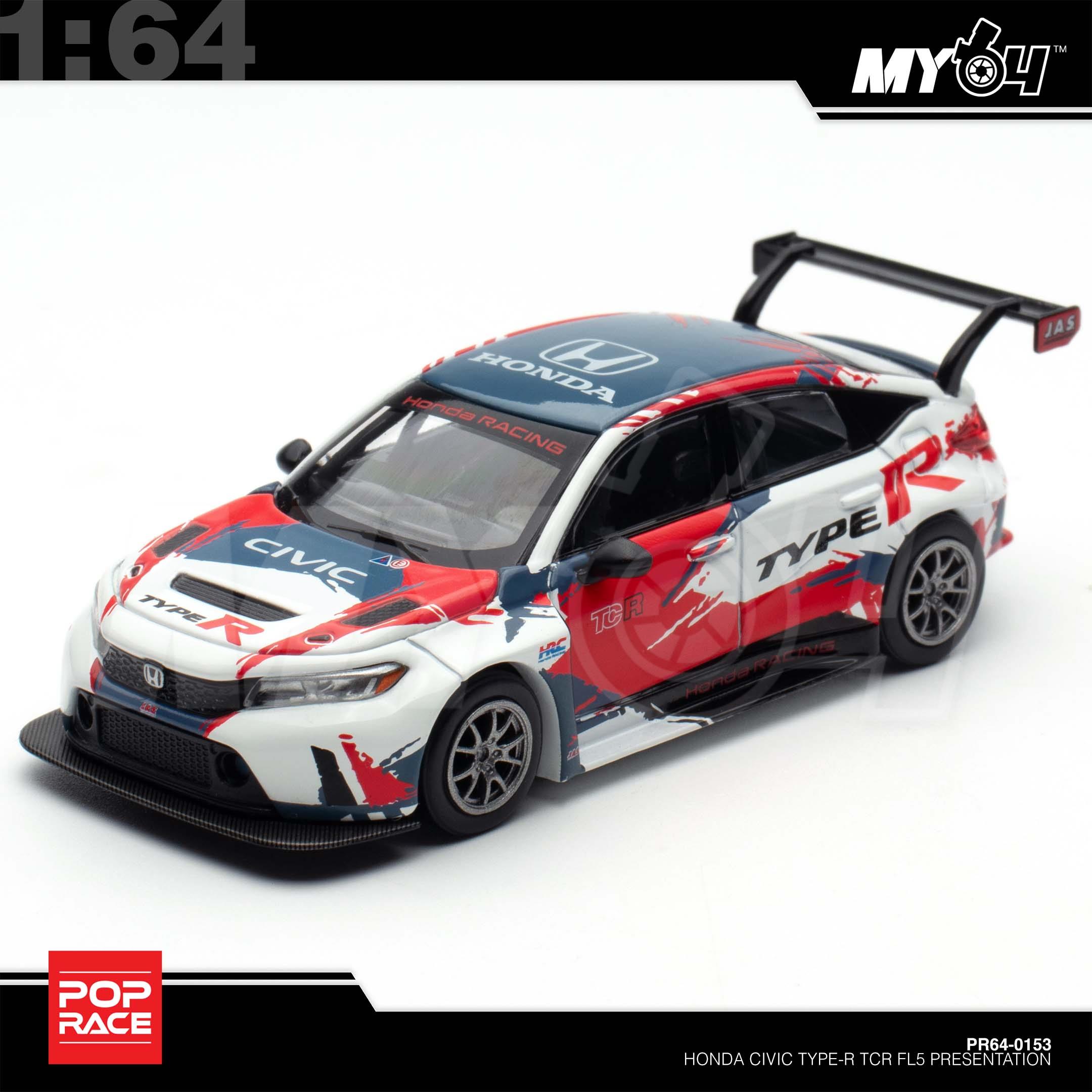 1:64 POP RACE Honda Civic Type-R TCR FL5 Presentation