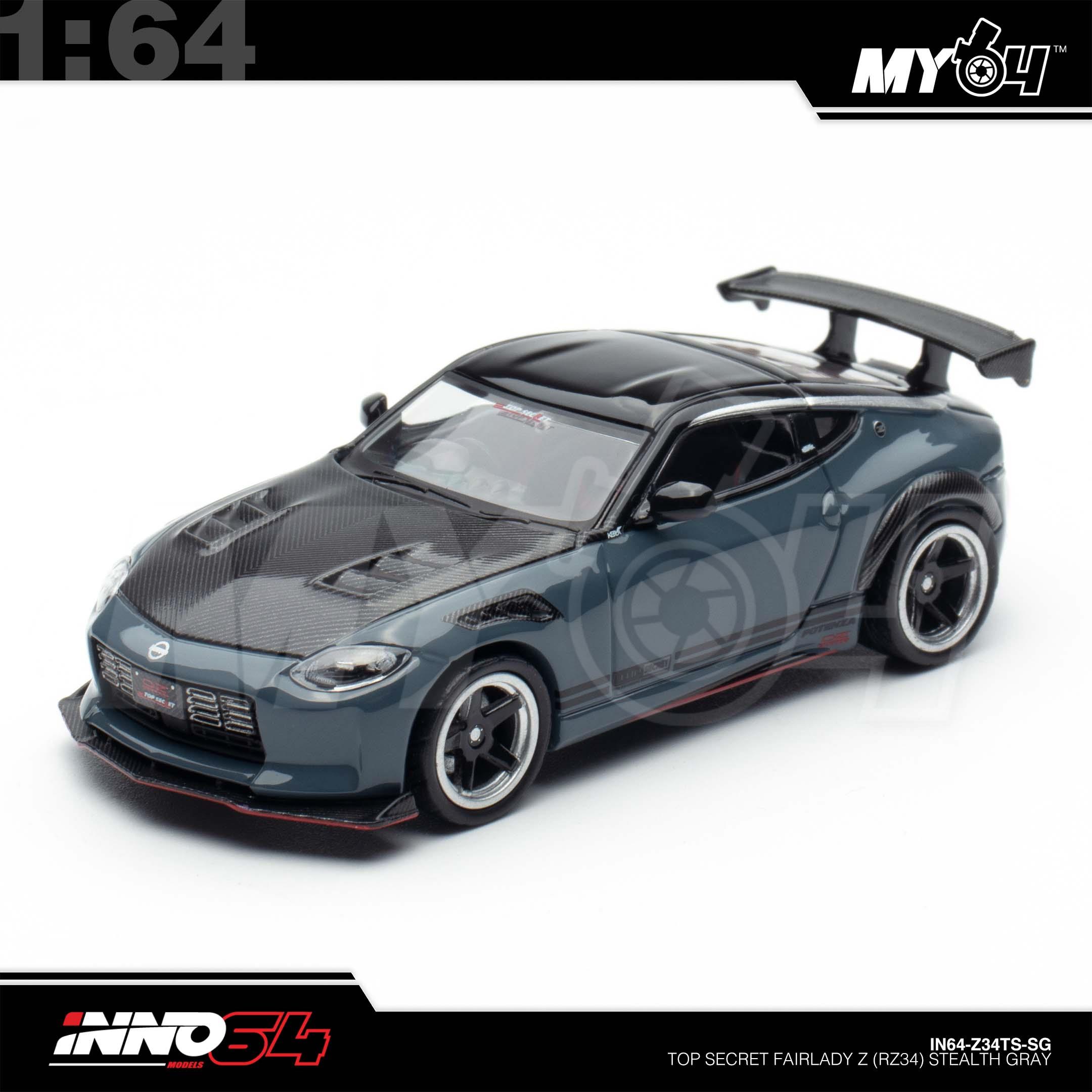 1:64 INNO64 Top Secret Fairlady Z (RZ34) Stealth Gray