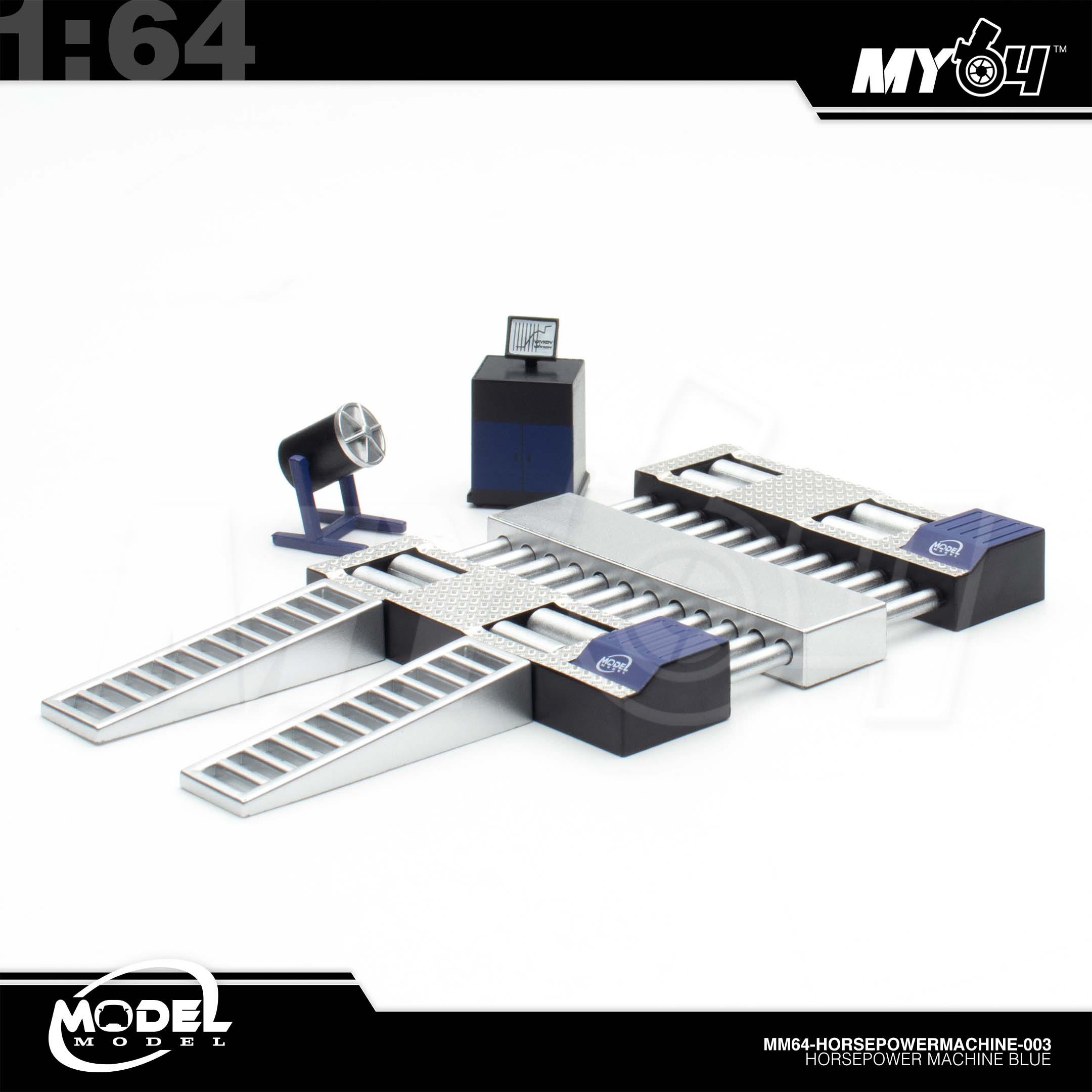 1:64 MODEL MODEL Horsepower Machine Blue