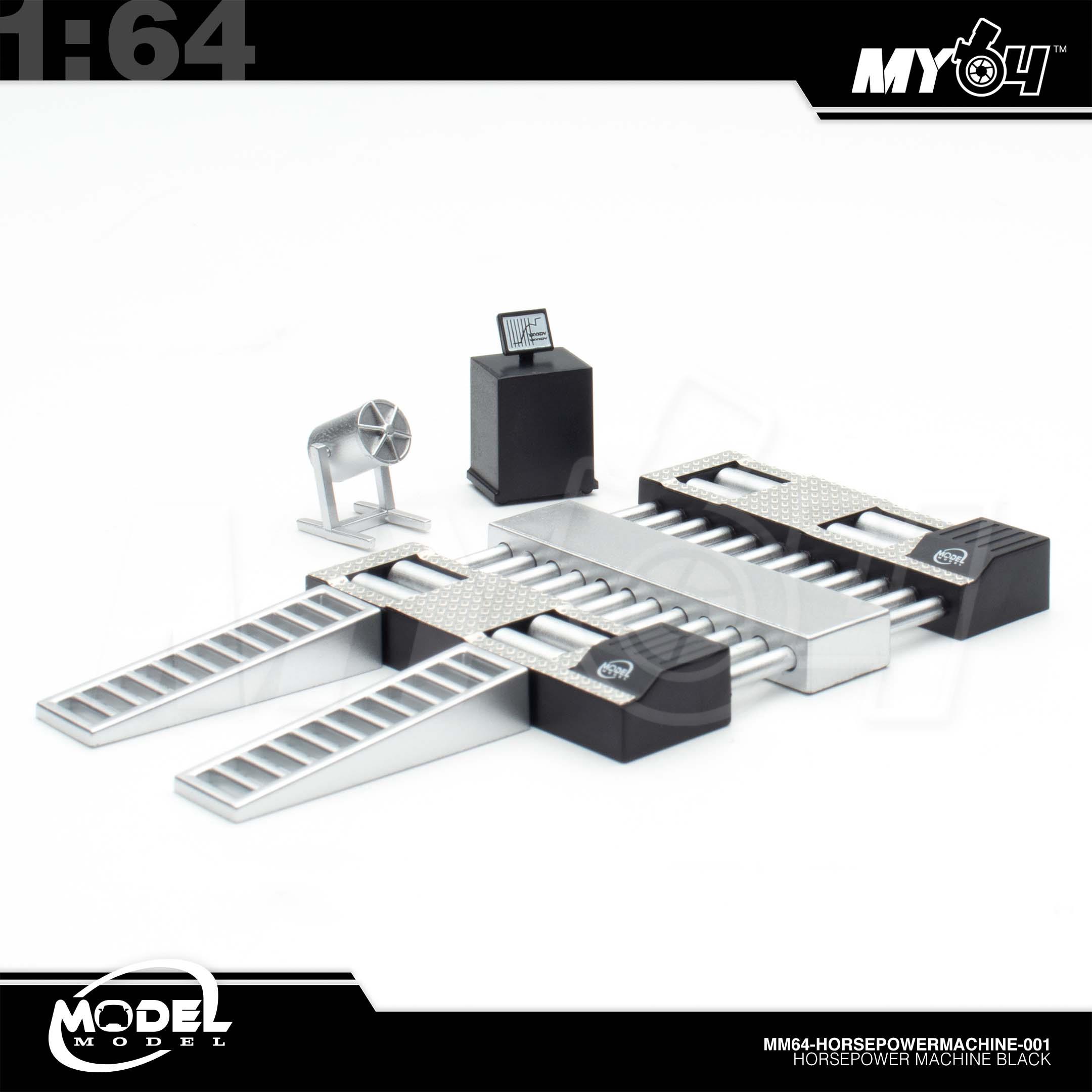 1:64 MODEL MODEL Horsepower Machine Black