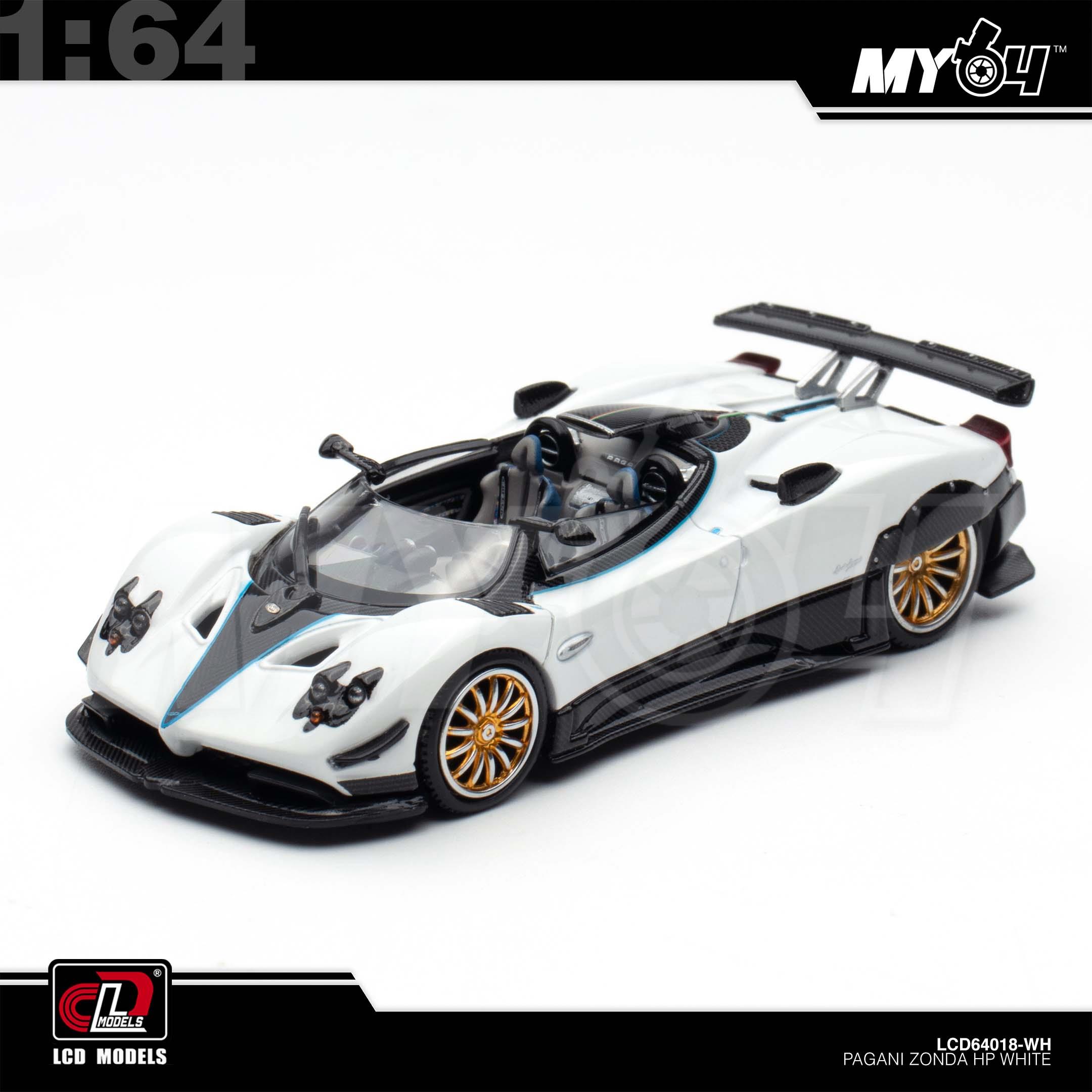 1:64 LCD MODEL Pagani Zonda HP White