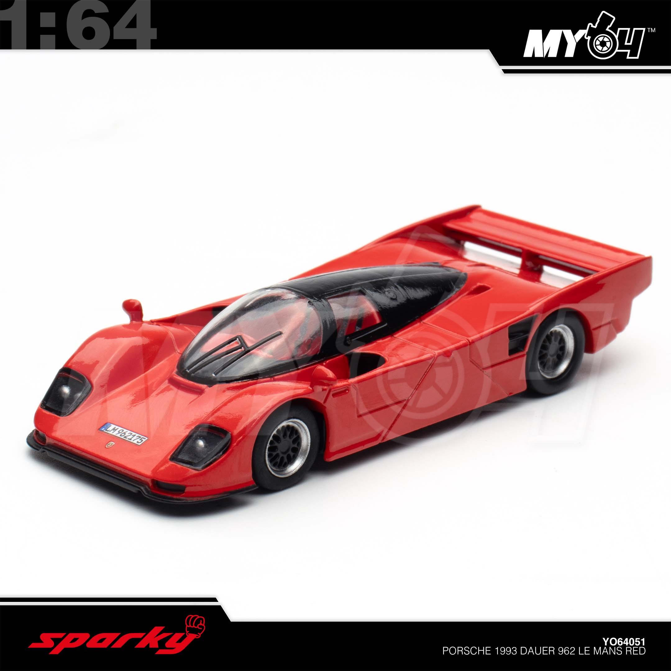 1:64 SPARKY Porsche 1993 Dauer 962 Le Mans Red