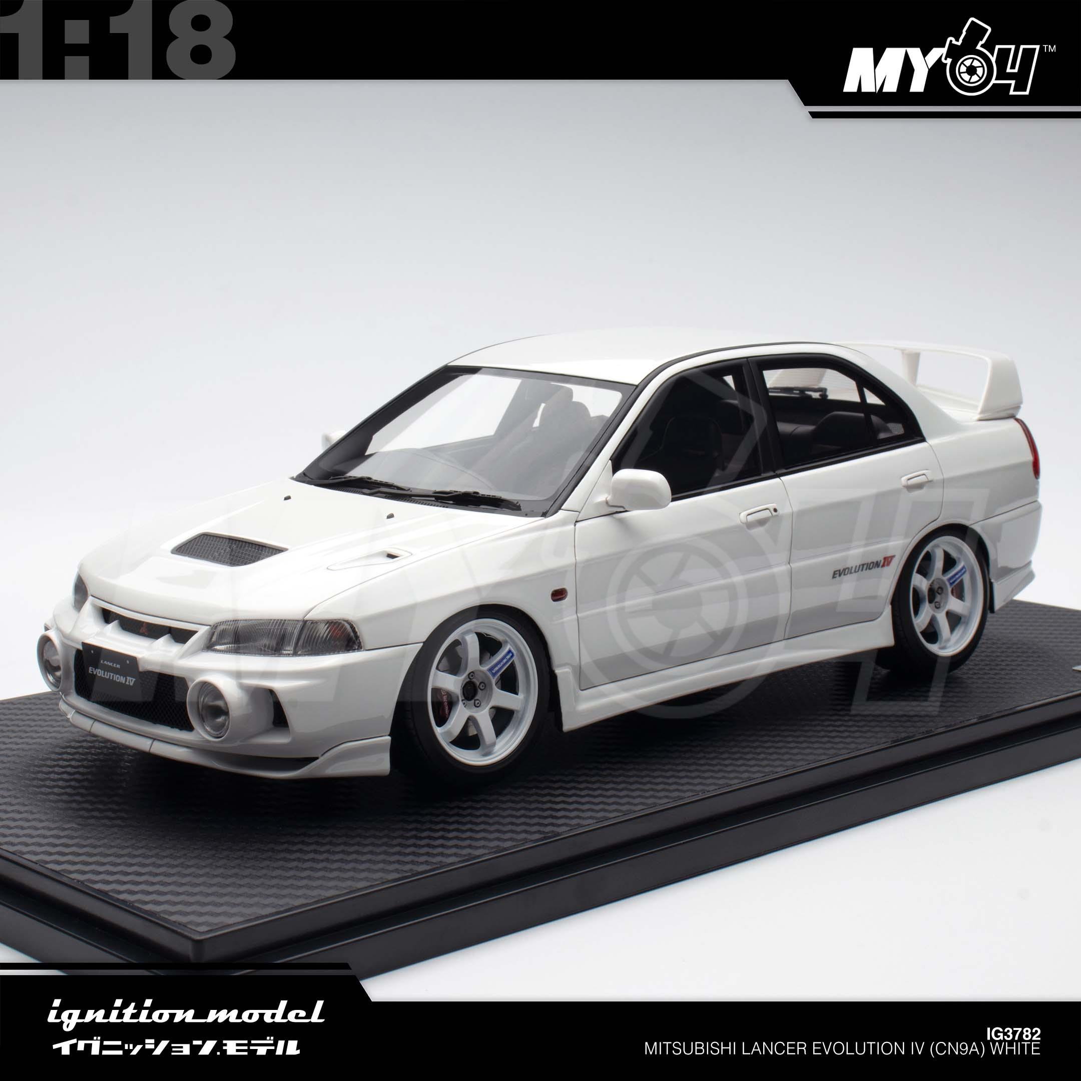 1:18 IGNITION MODEL Mitsubishi Lancer Evolution IV (CN9A) White