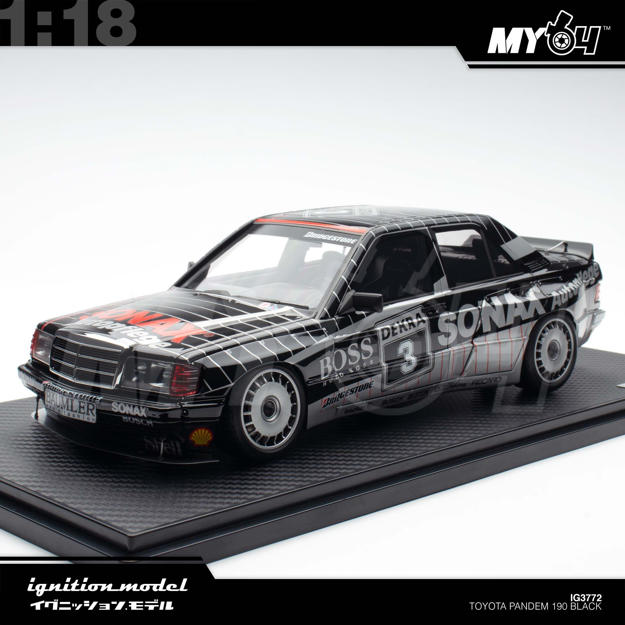 1:18 IGNITION MODEL Toyota Pandem 190 Black
