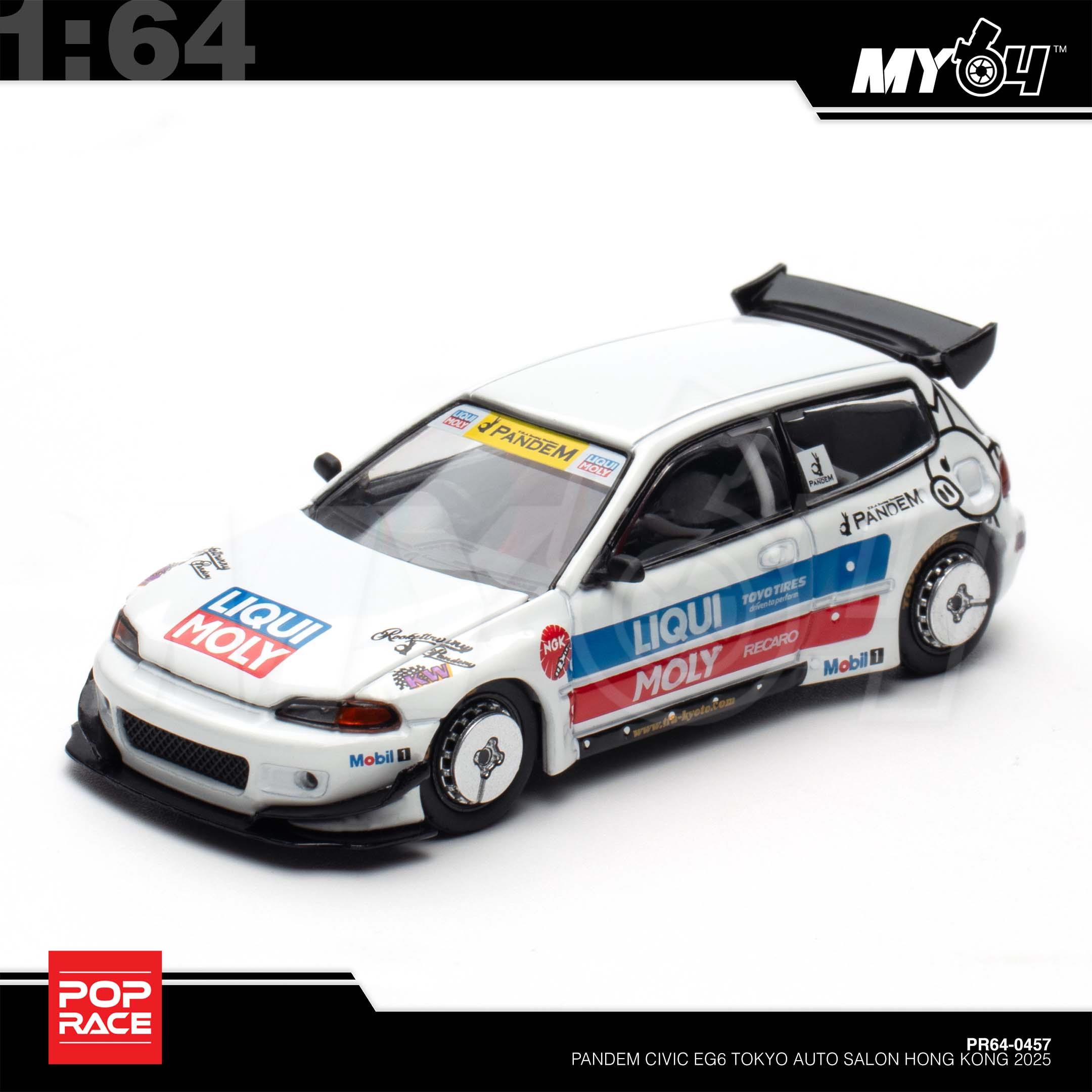 1:64 POP RACE Pandem Civic EG6 Tokyo Auto Salon Hong Kong 2025