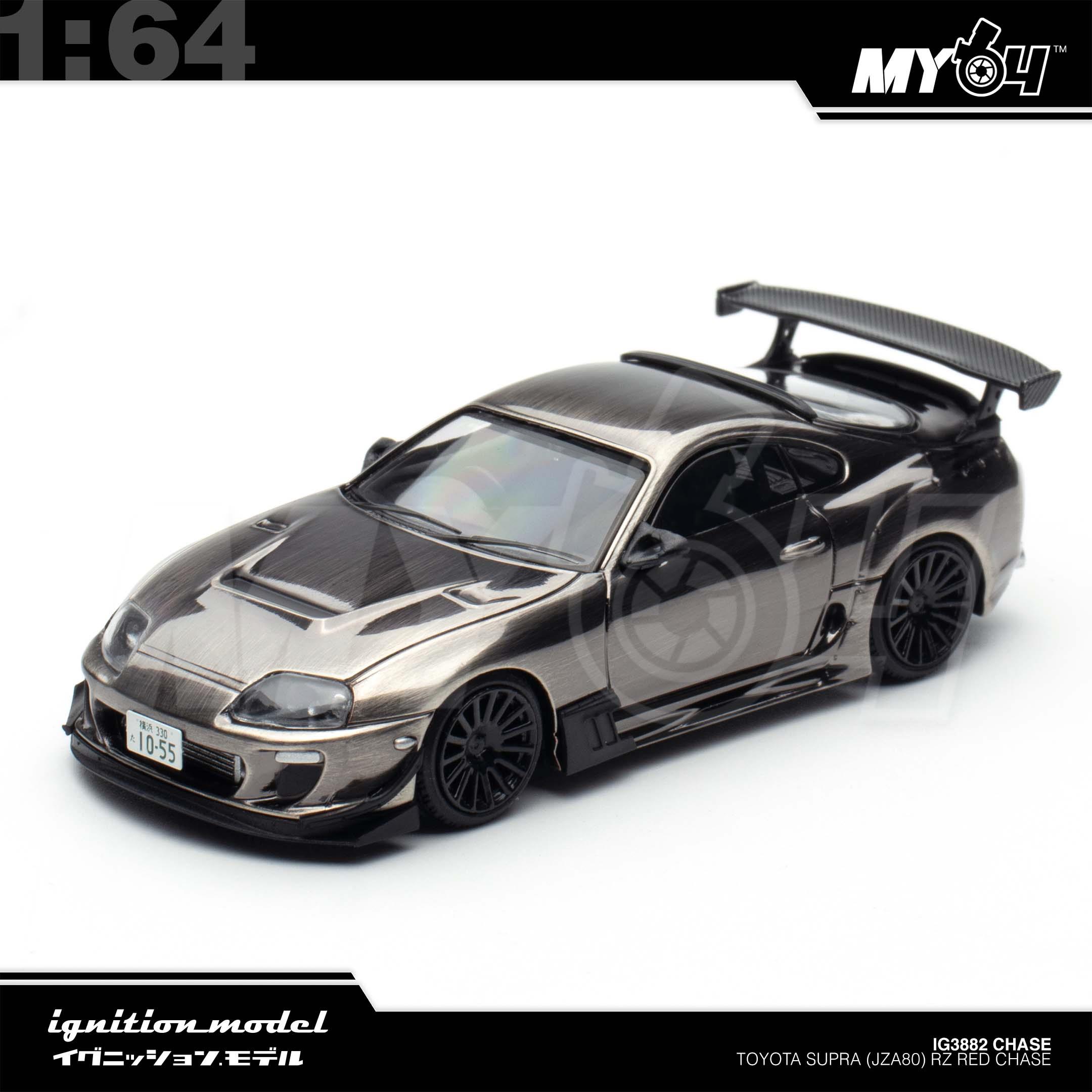 1:64 IGNITION MODEL Toyota Supra (JZA80) RZ Red Chase