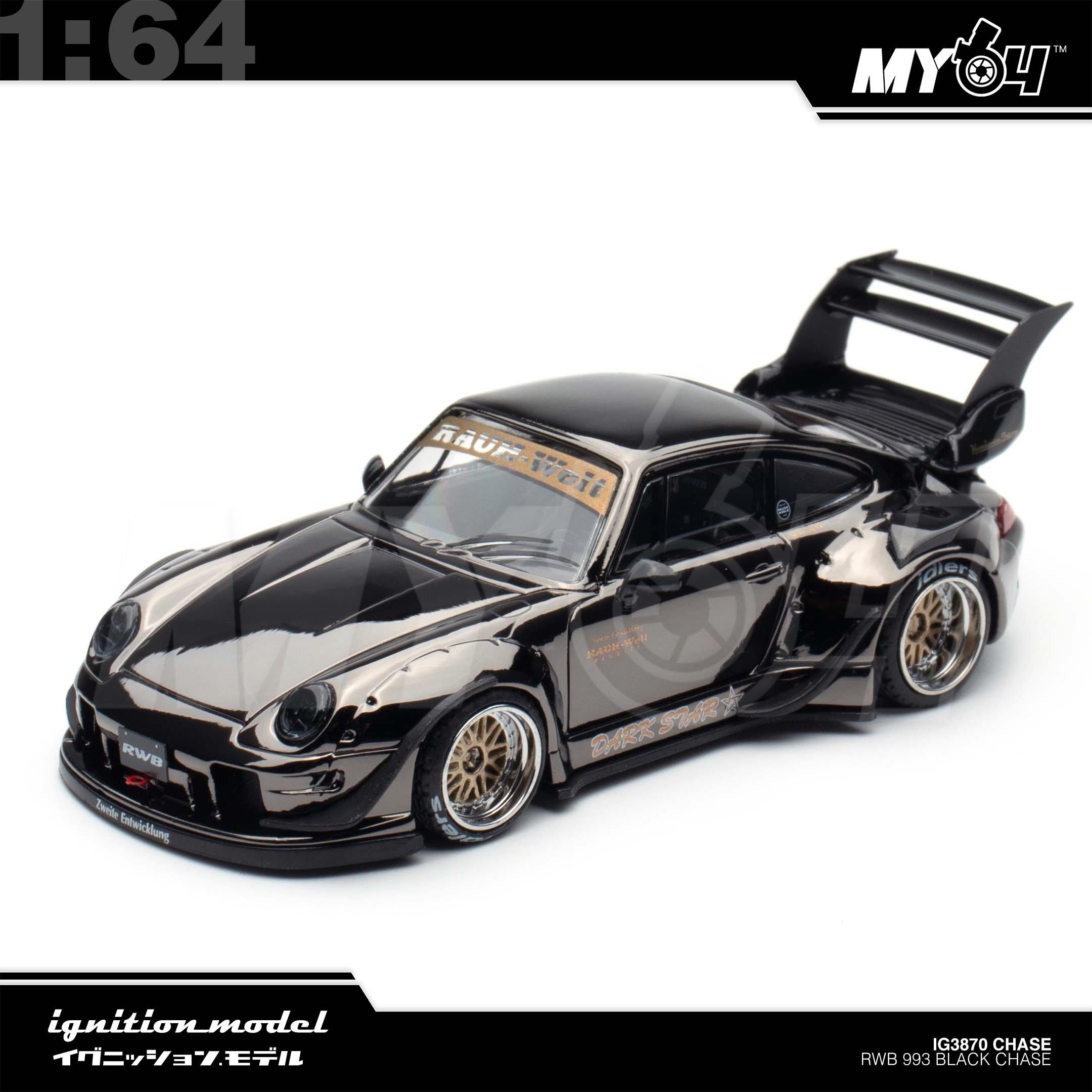 1:64 IGNITION MODEL RWB 993 Black Chase
