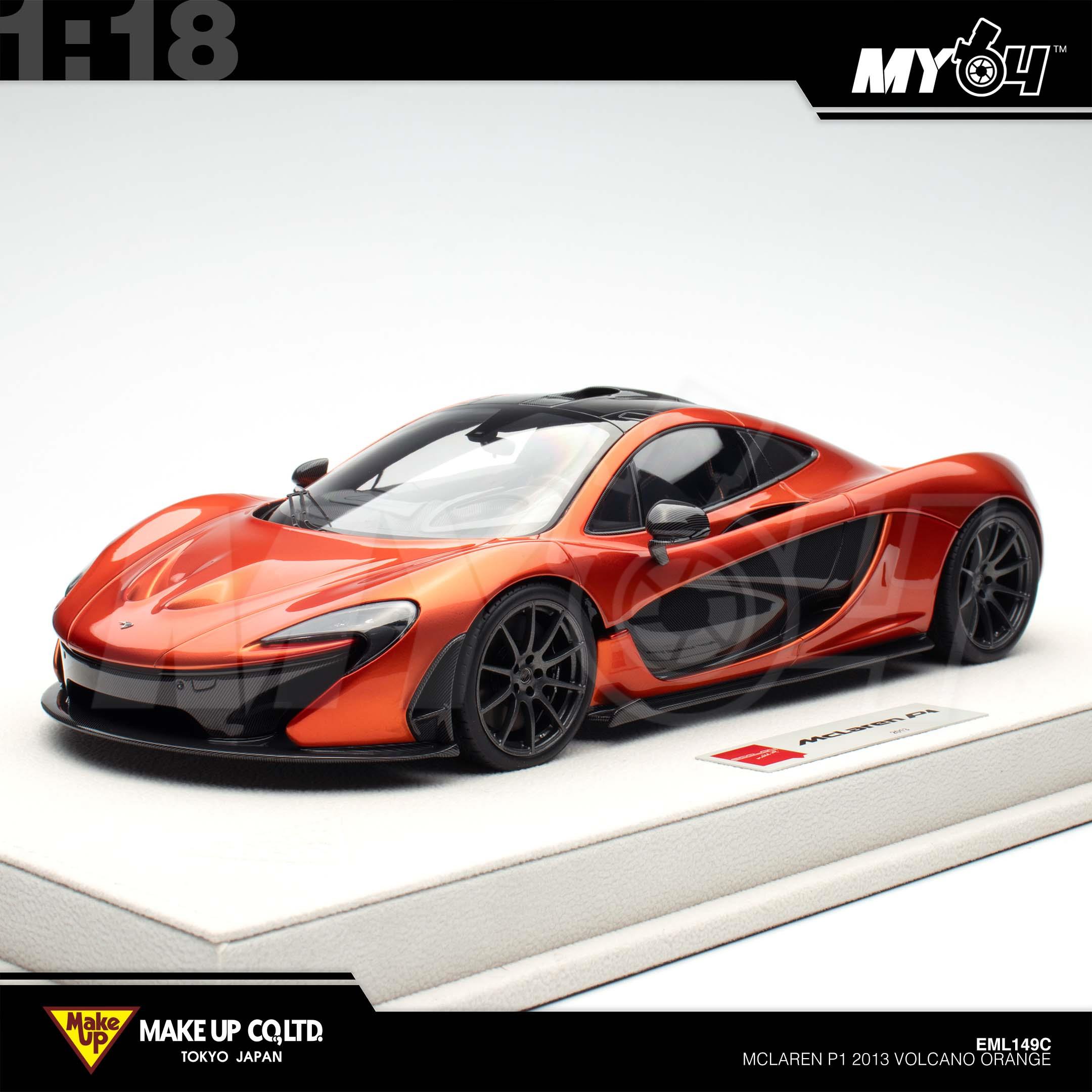 1:18 MAKE UP McLaren P1 2013 Volcano Orange