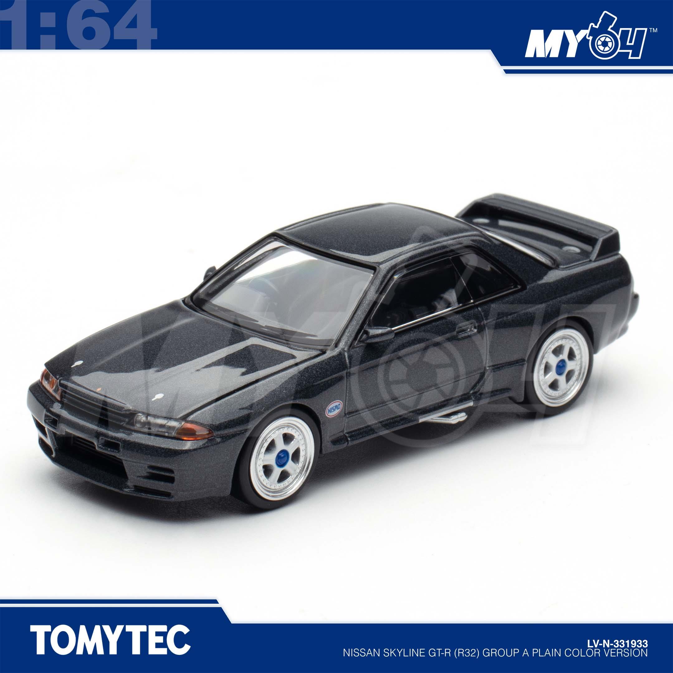1:64 TOMYTEC Nissan Skyline GT-R (R32) Group A Plain Color Version