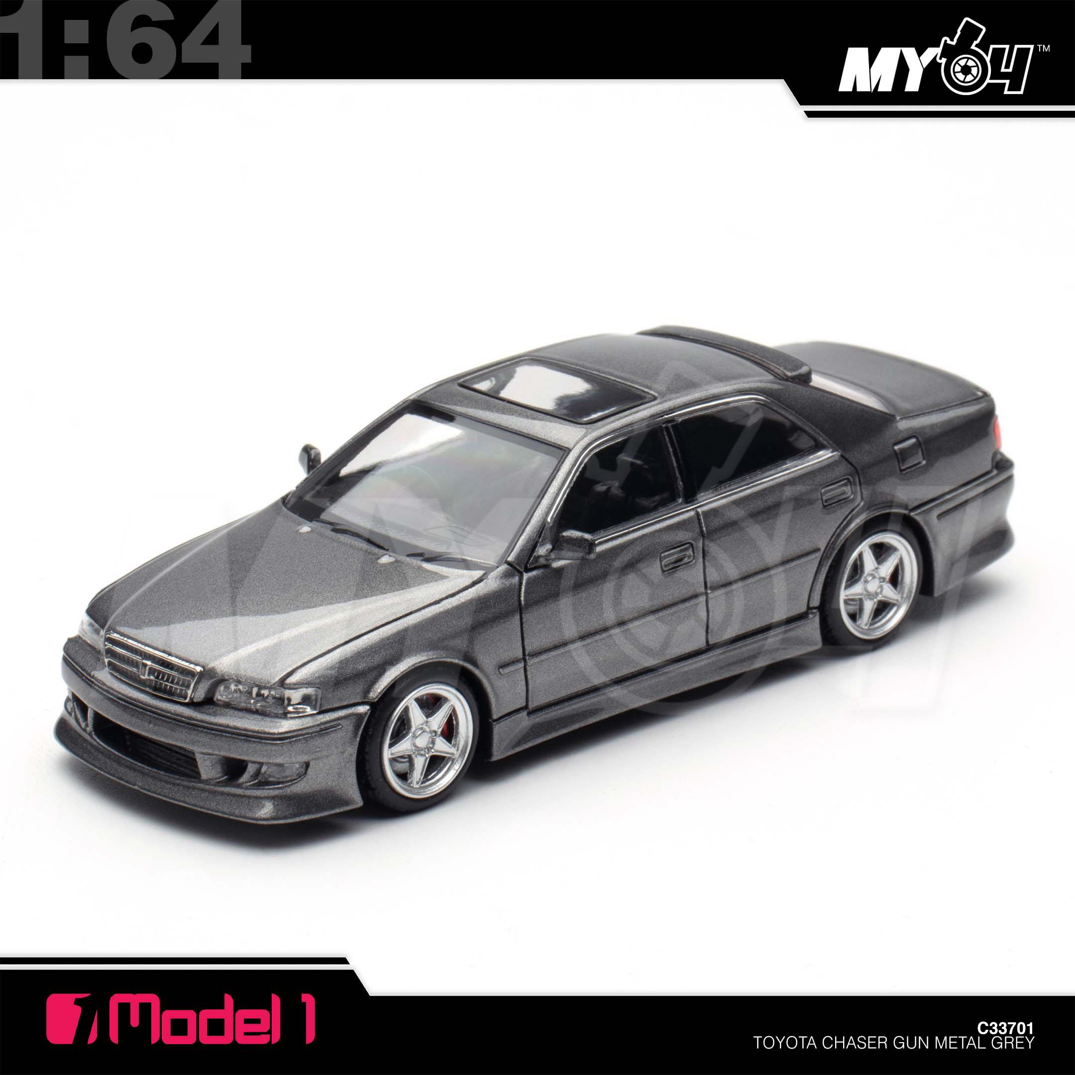 1:64 MODEL1 Toyota Chaser Gun Metal Grey