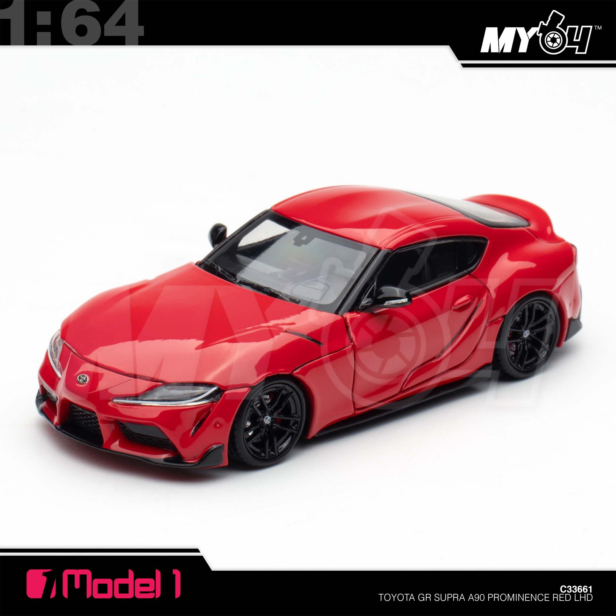 1:64 MODEL1 Toyota GR Supra A90 Prominence Red LHD
