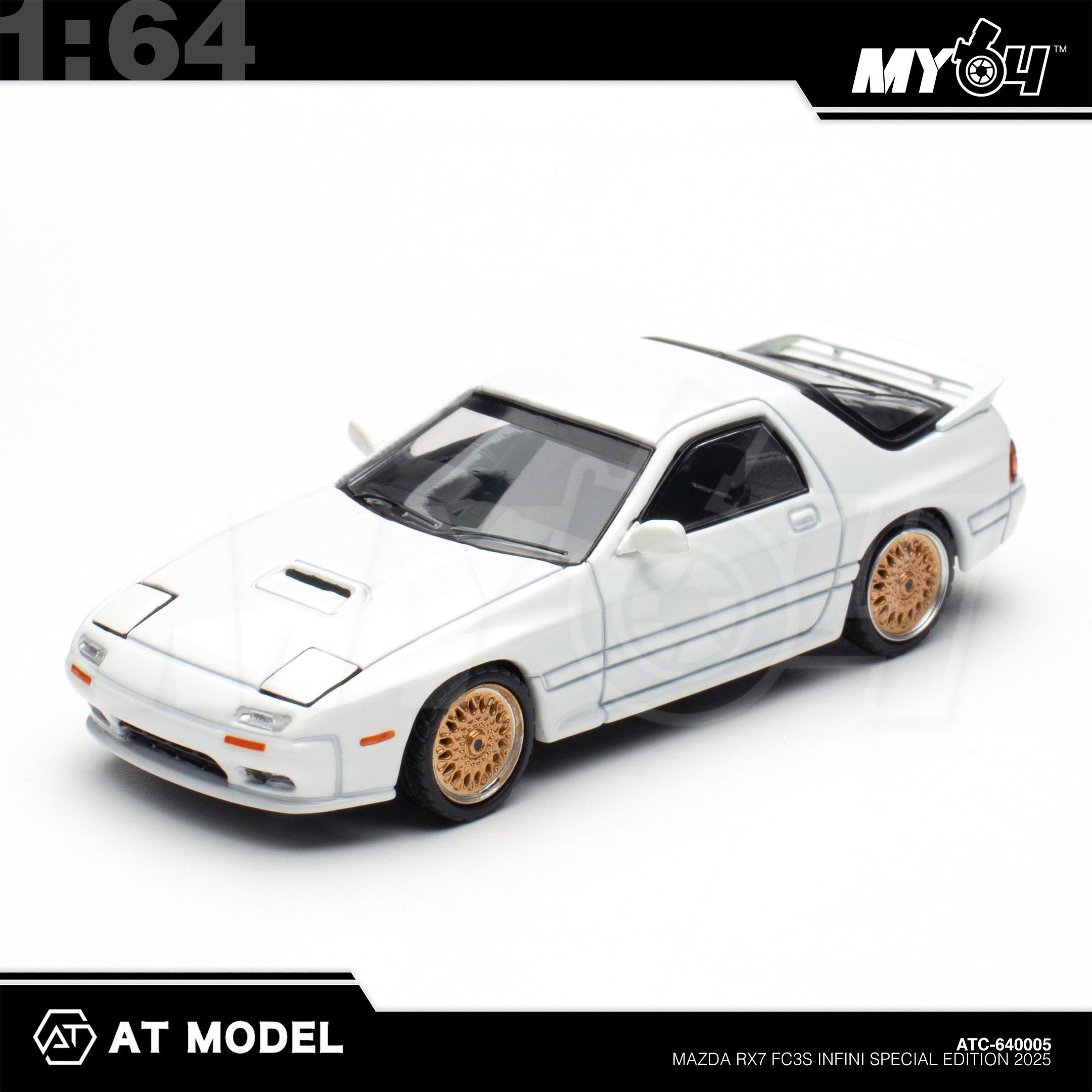 1:64 AT MODEL Mazda RX7 FC3S Infini Special Edition 2025