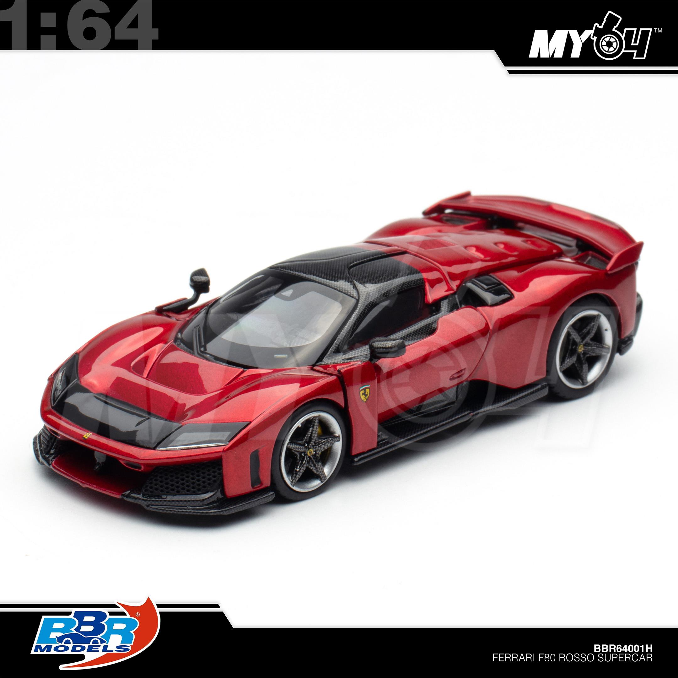1:64 BBR MODELS Ferrari F80 Rosso Supercar