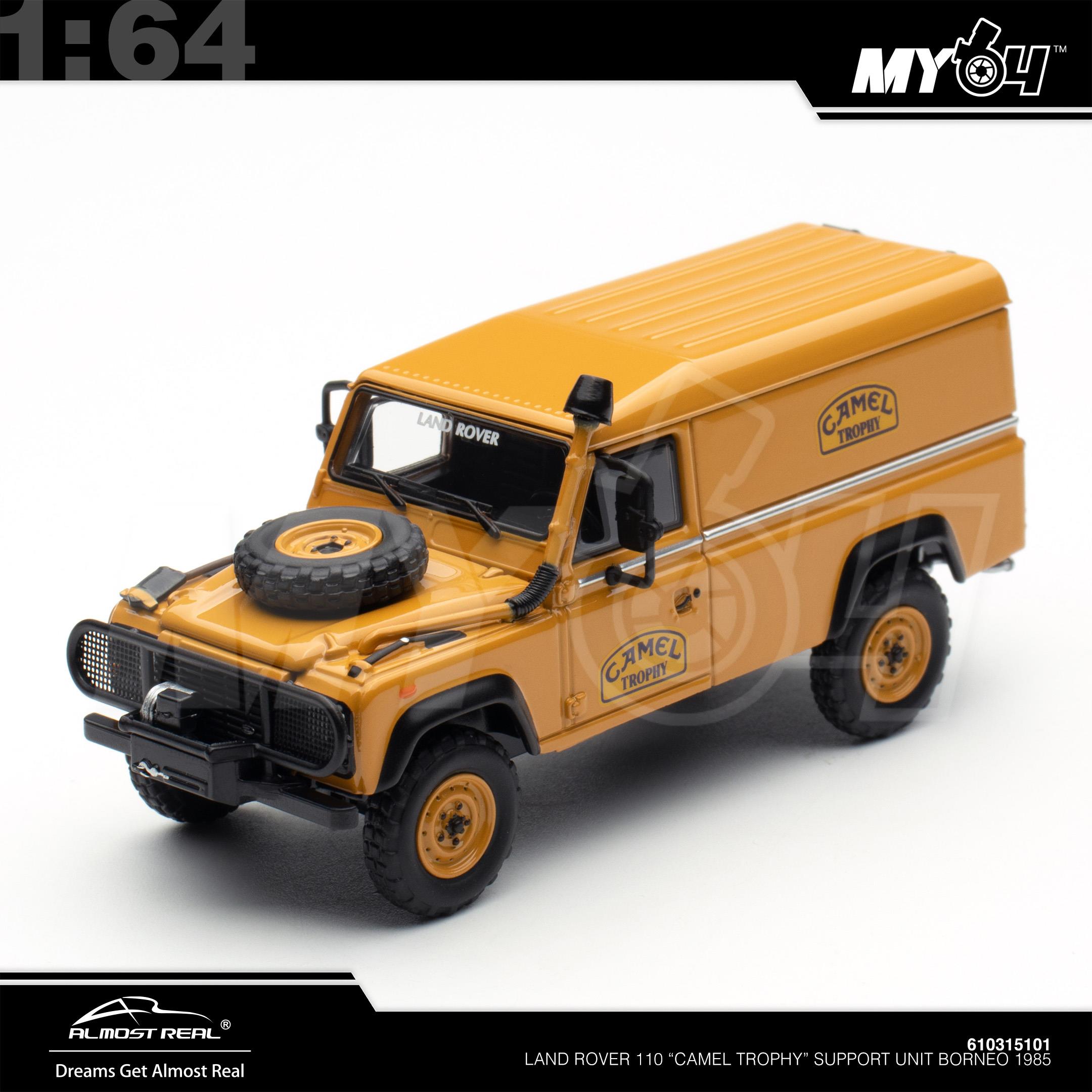 1:64 ALMOST REAL Land Rover 110 "Camel Trophy" Support Unit Borneo 1985