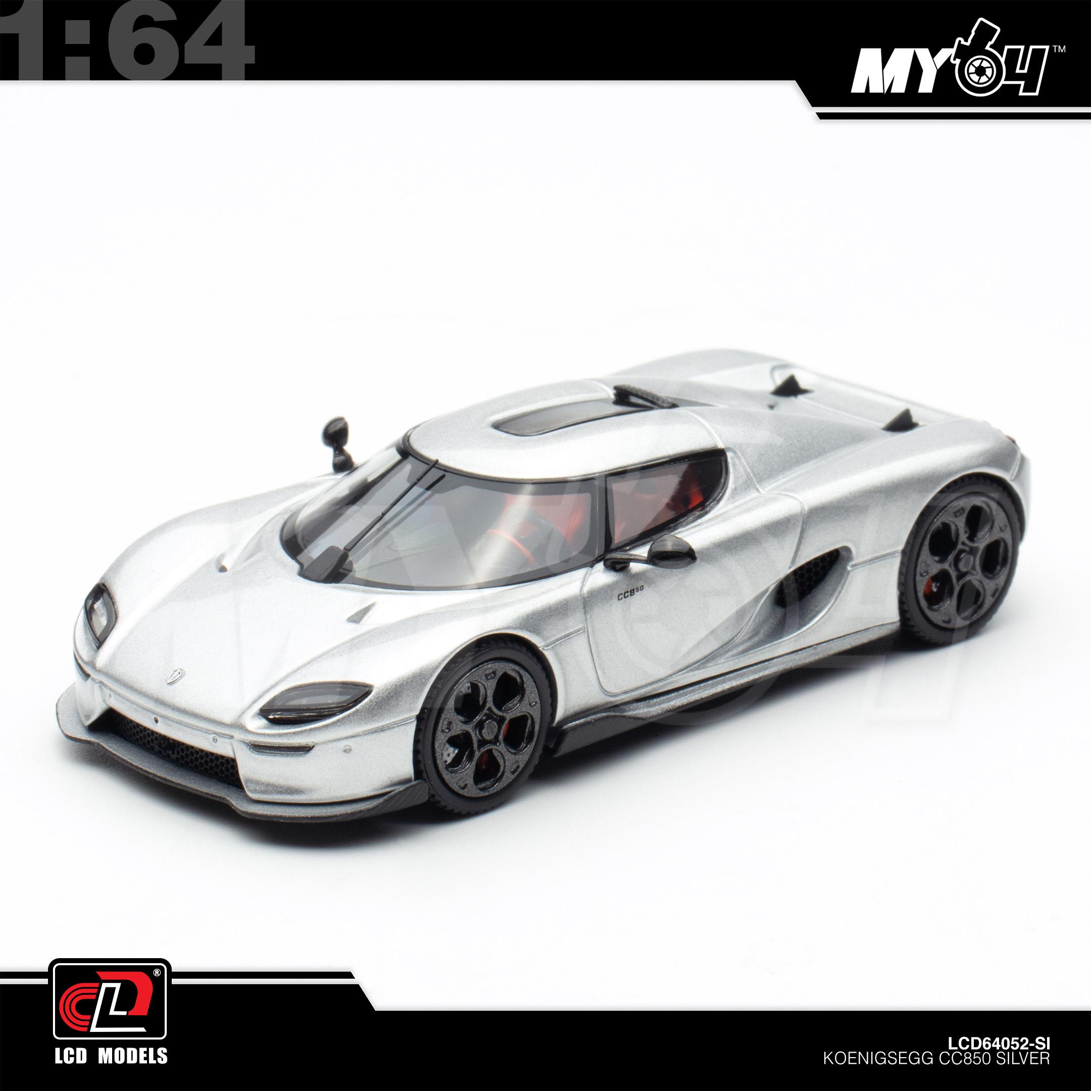 1:64 LCD MODEL Koenigsegg CC850 Silver