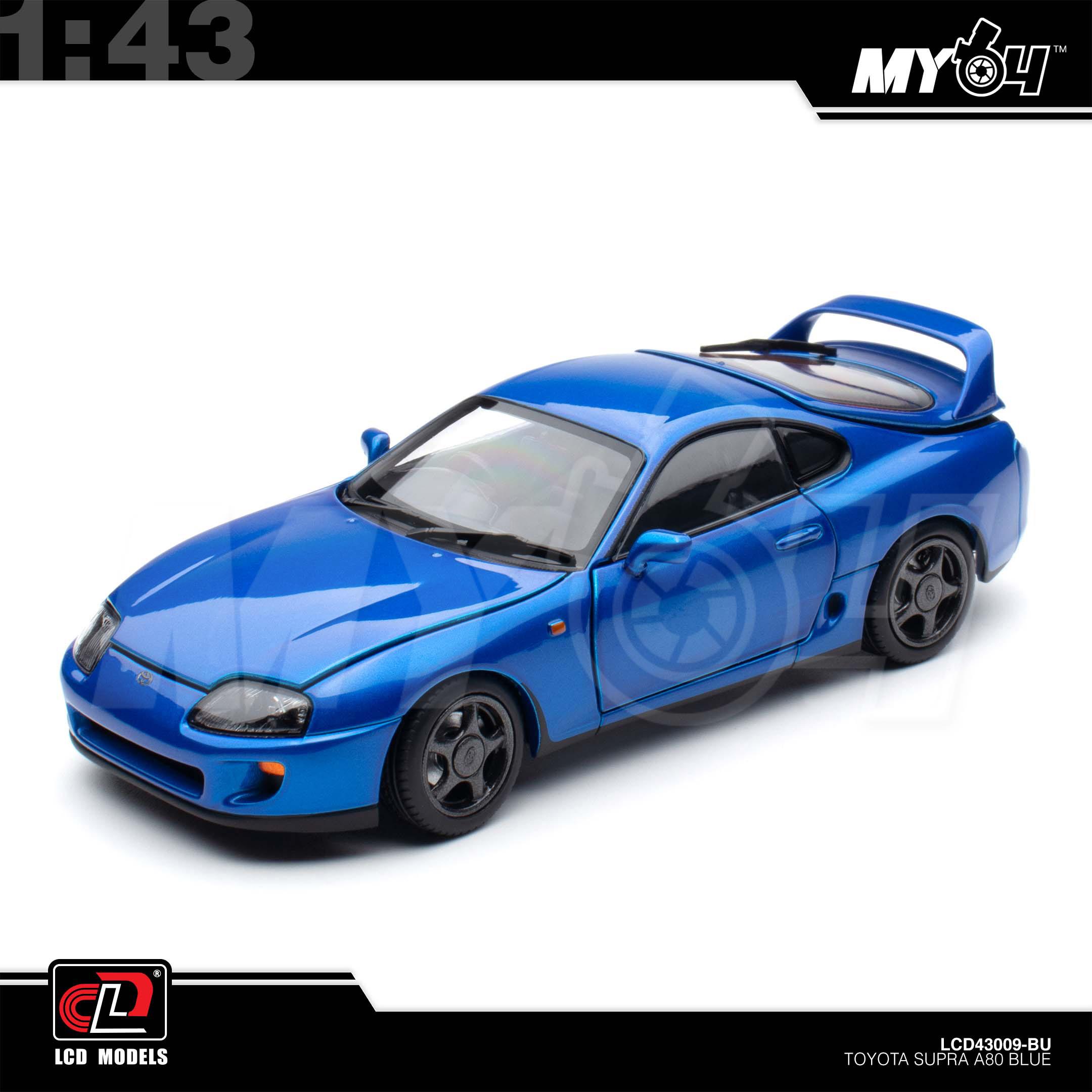 1:43 LCD MODEL Toyota Supra A80 Blue