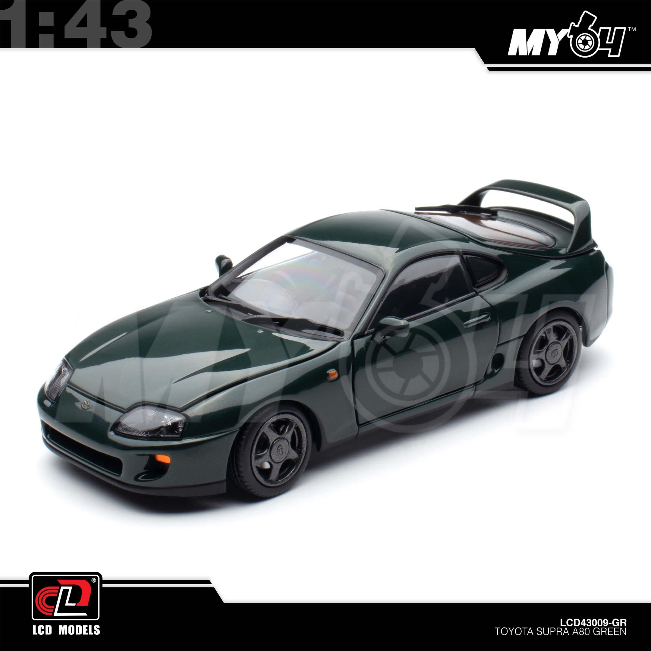 1:43 LCD MODEL Toyota Supra A80 Green