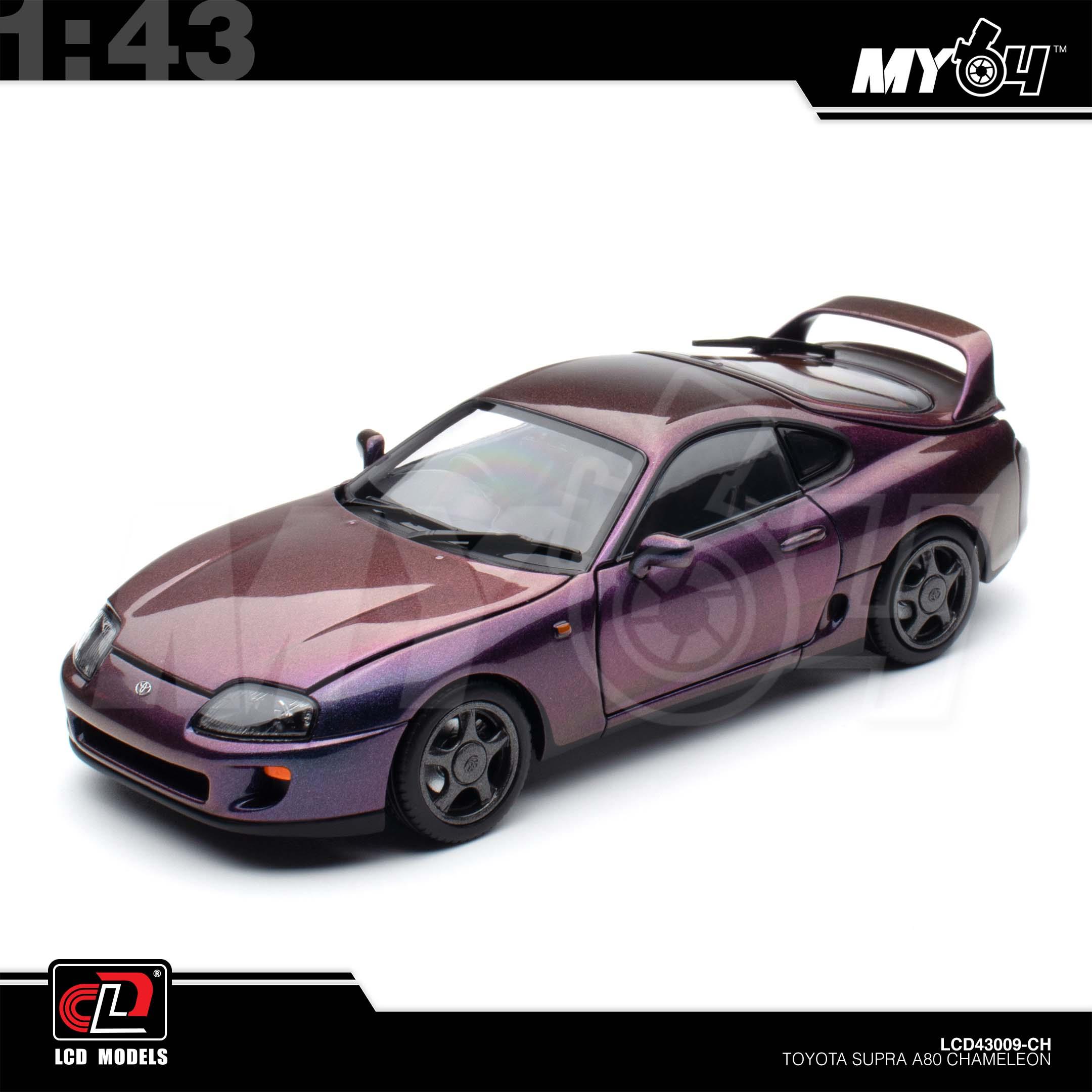 1:43 LCD MODEL Toyota Supra A80 Chameleon