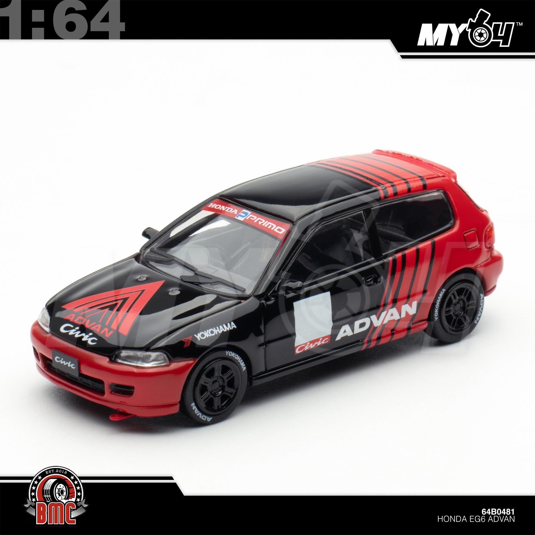 1:64 BMC Honda EG6 Advan
