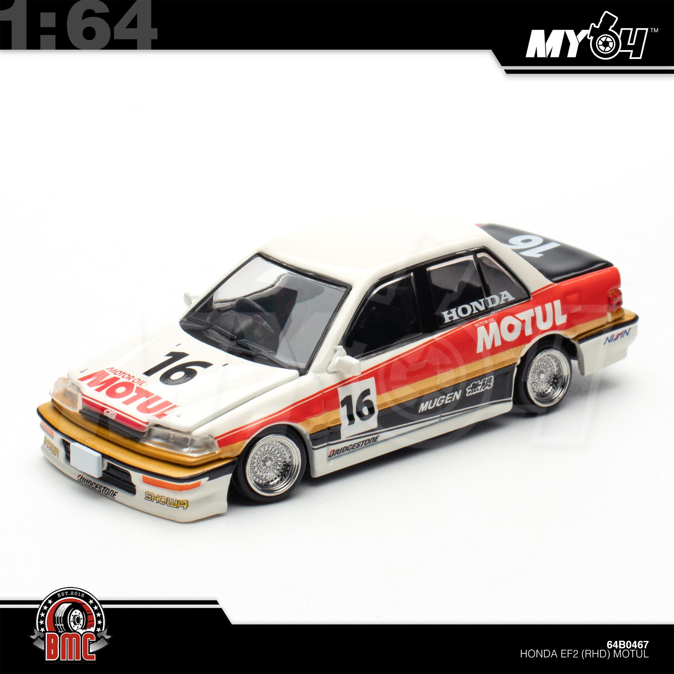 1:64 BMC Honda EF2 (RHD) Motul