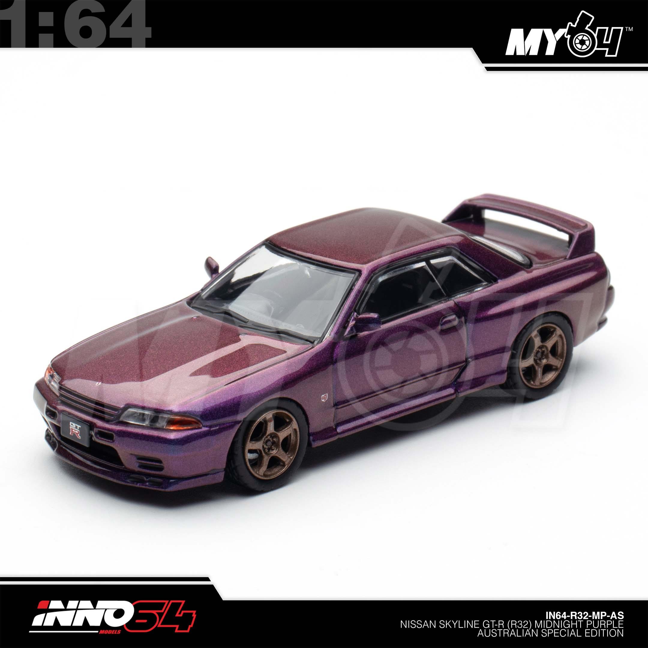 1:64 INNO64 Nissan Skyline GT-R (R32) Midnight Purple Australian Special Edition