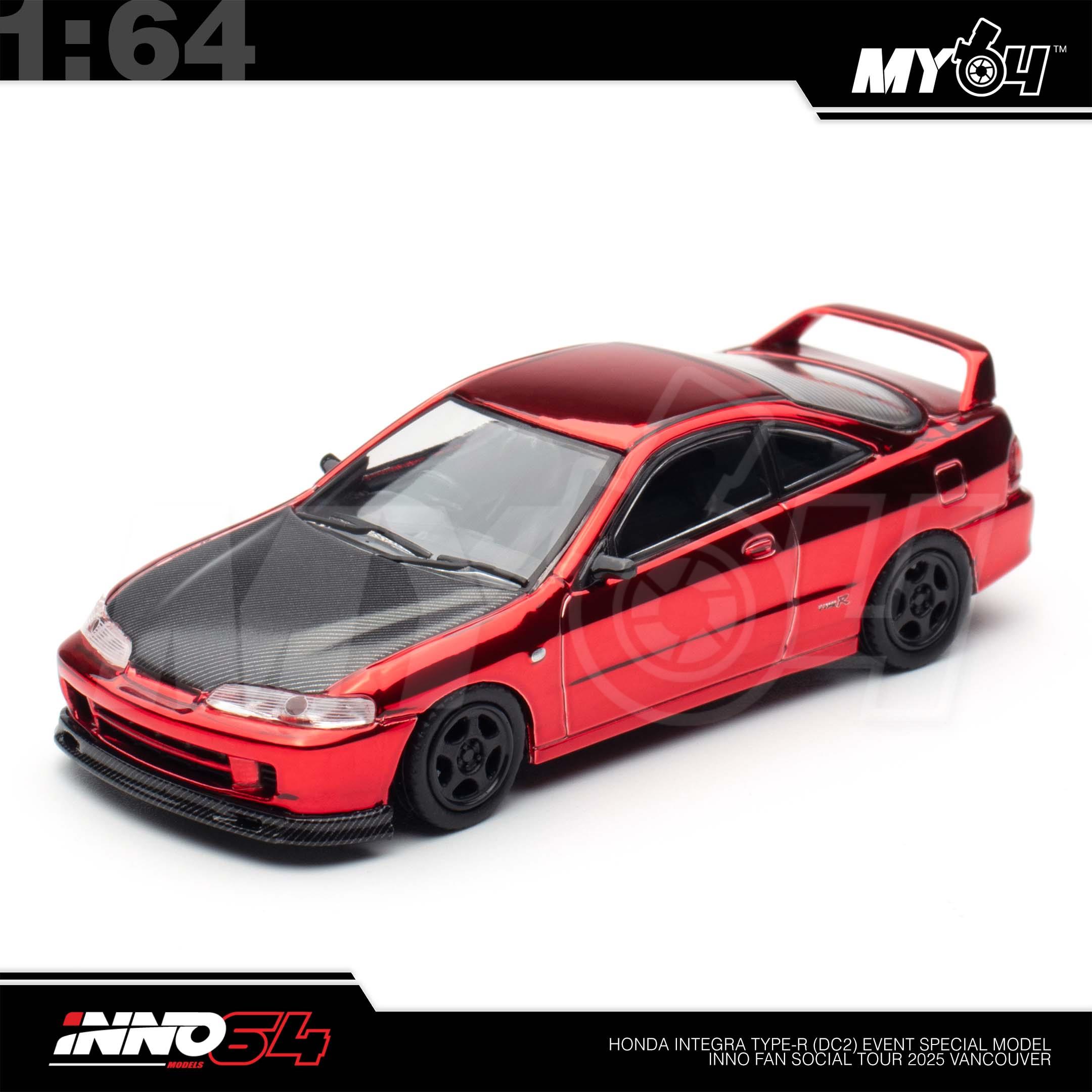 1:64 INNO64 Honda Integra Type-R (DC2) Event Special Model Inno Fan Social Tour 2025 Vancouver
