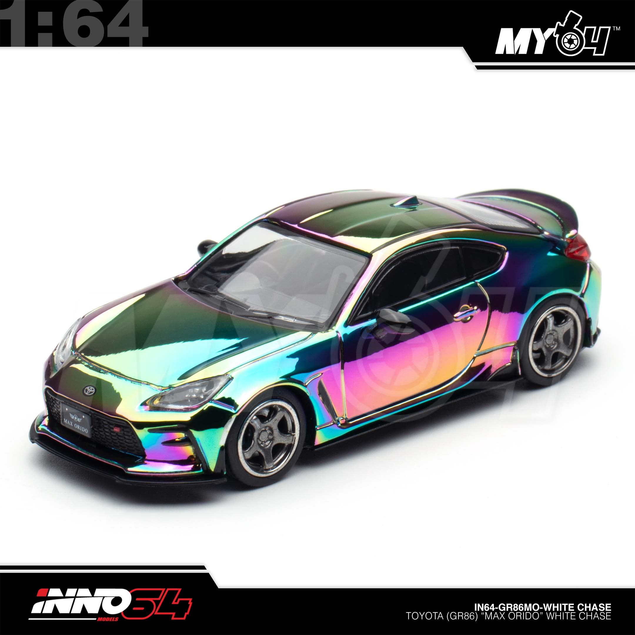 1:64 INNO64 Toyota (GR86) "Max Orido" White Chase