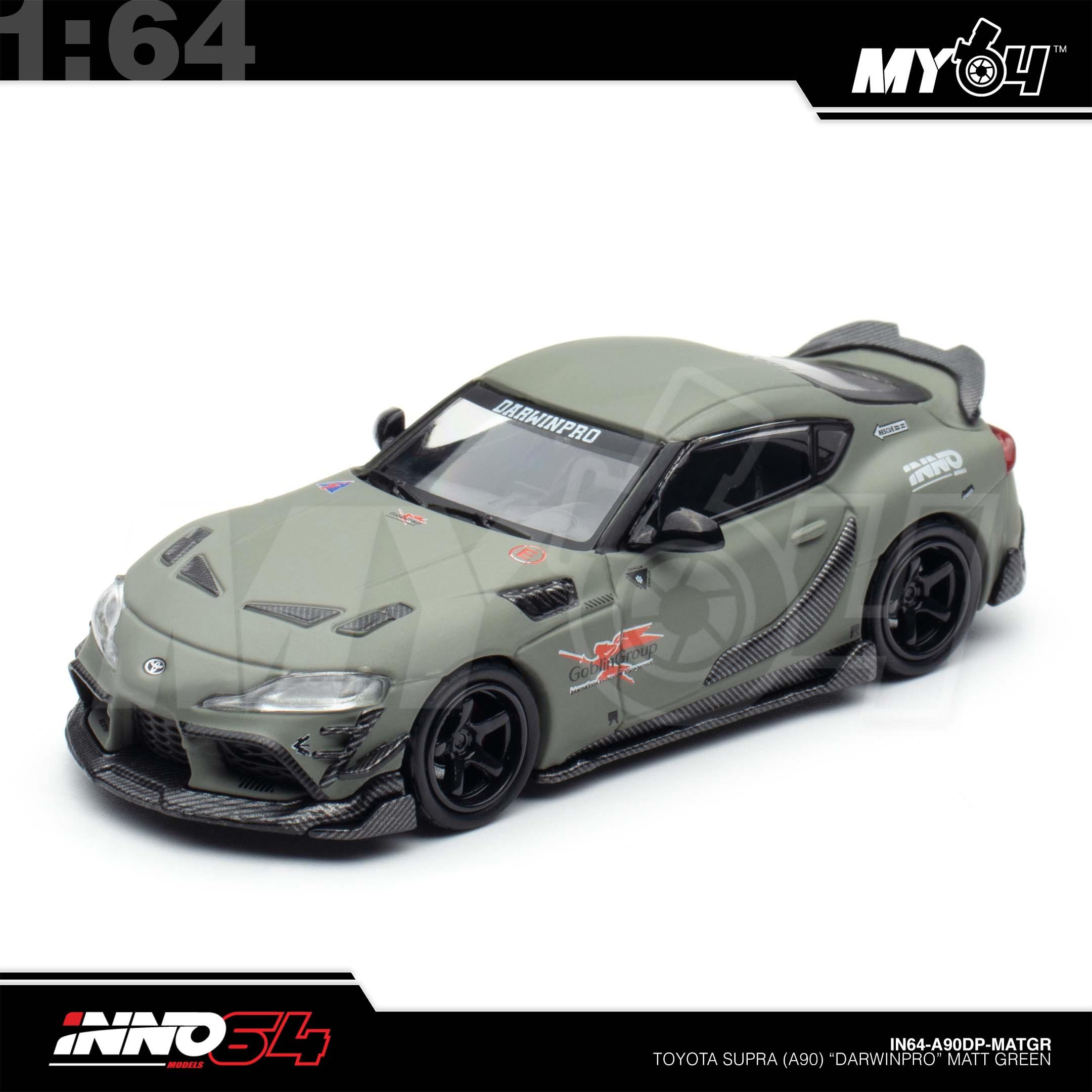 1:64 INNO64 Toyota Supra (A90) "DarwinPro" Matt Green