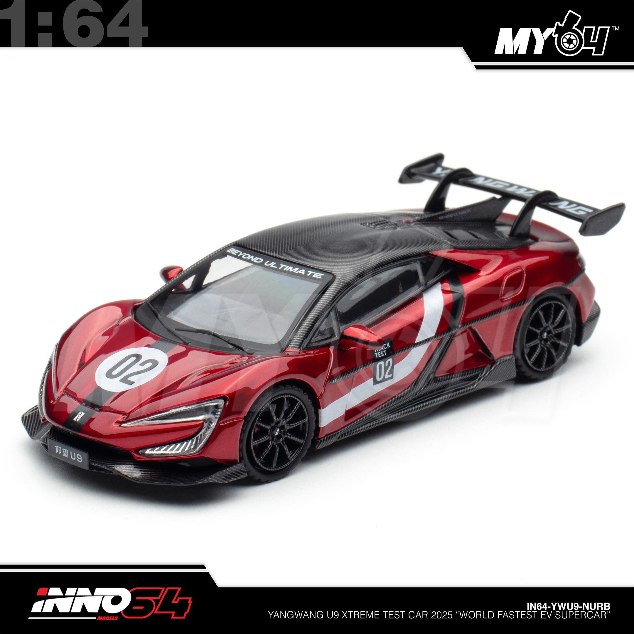 1:64 INNO64 Yangwang U9 Xtreme Test Car 2025 "World Fastest EV Supercar"