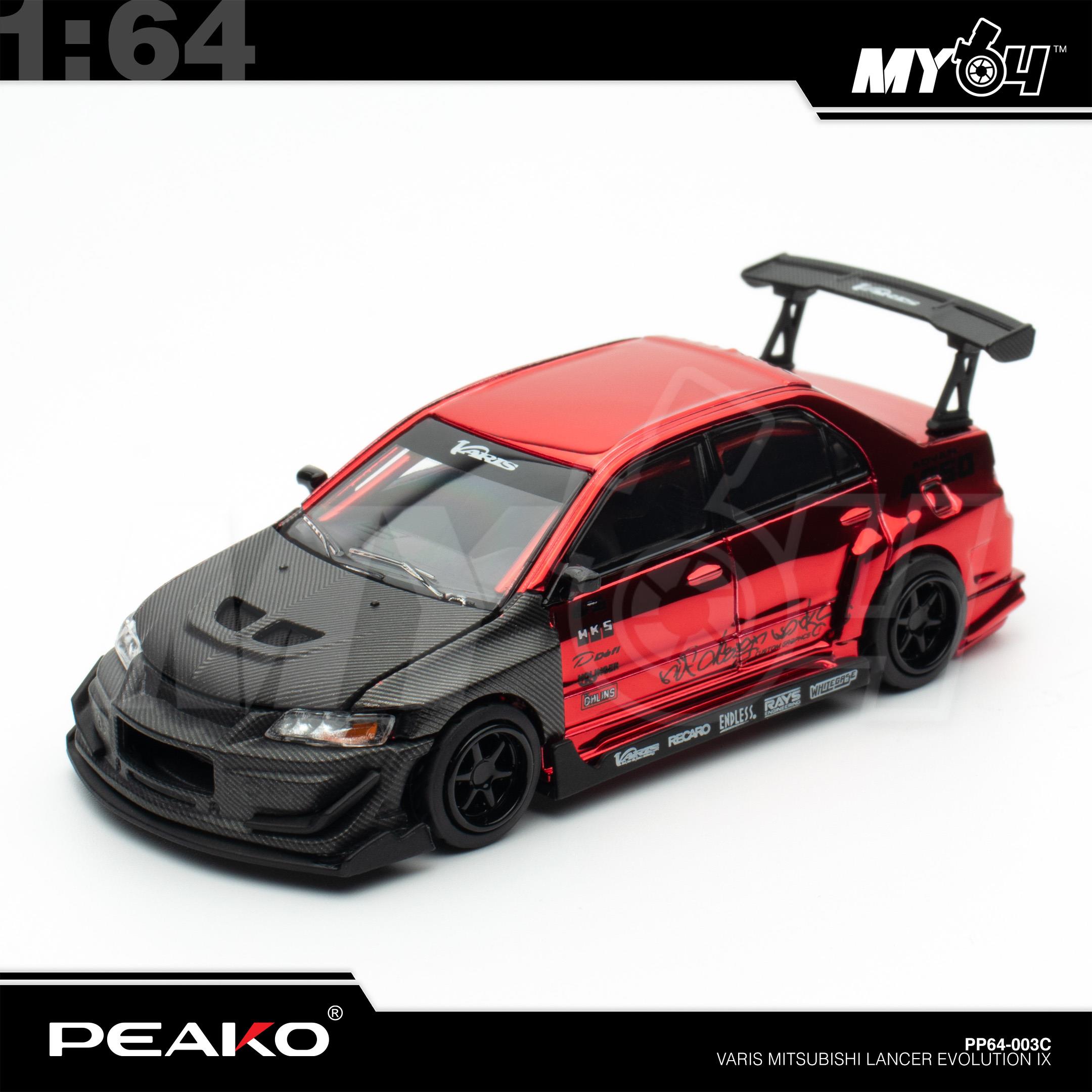 1:64 PEAKO Varis Mitsubishi Lancer Evolution IX