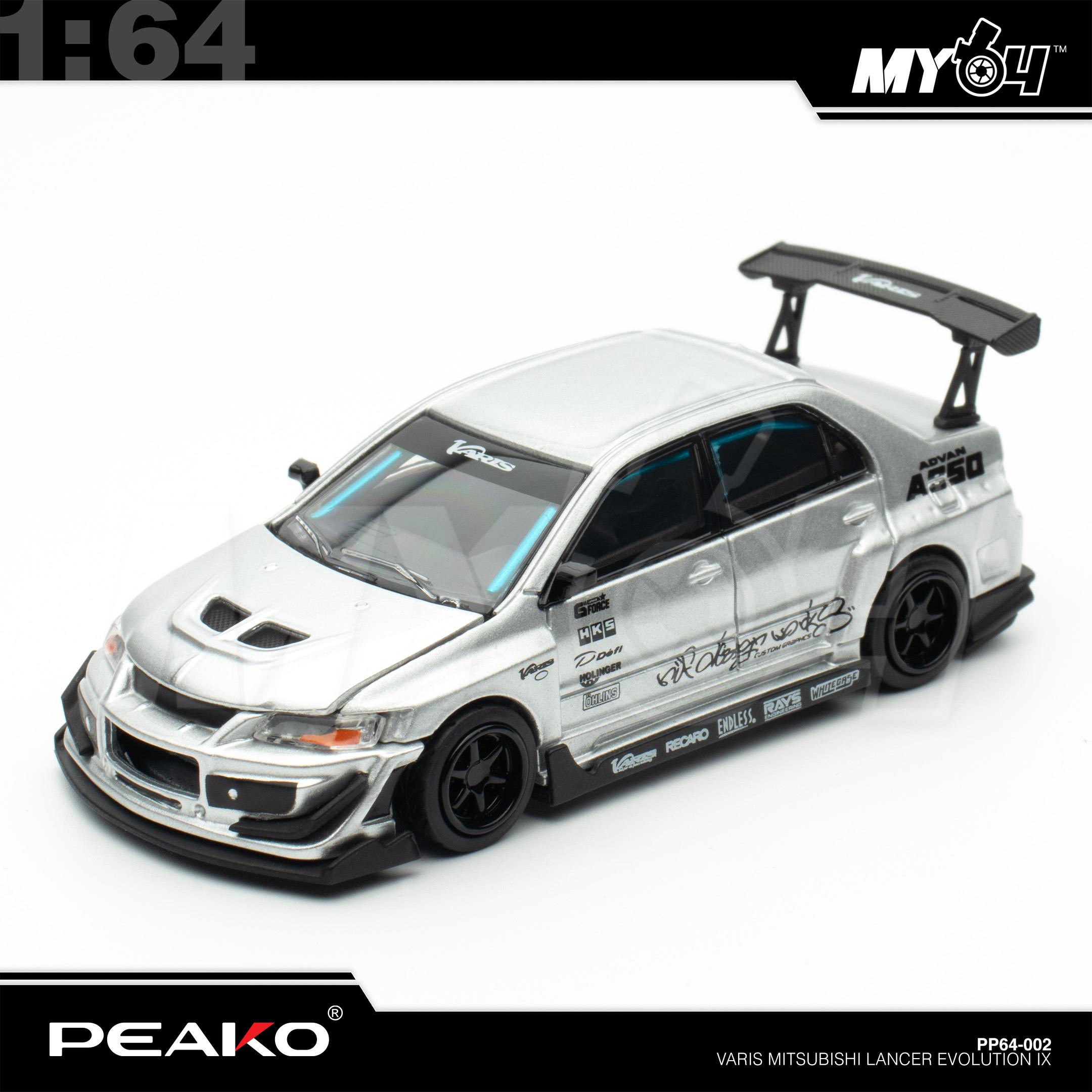 1:64 PEAKO Varis Mitsubishi Lancer Evolution IX