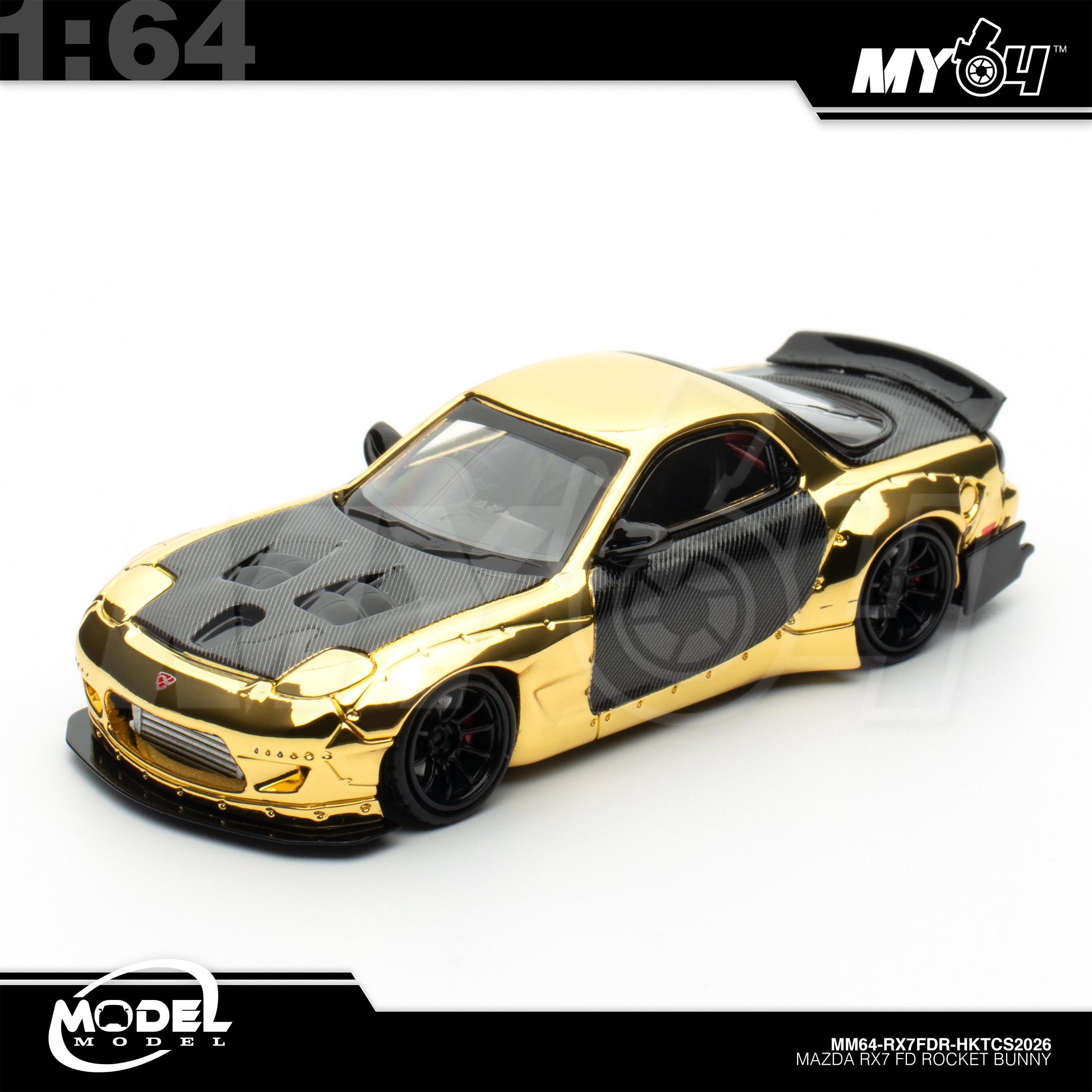 1:64 MODELMODEL Mazda RX7 FD Rocket Bunny