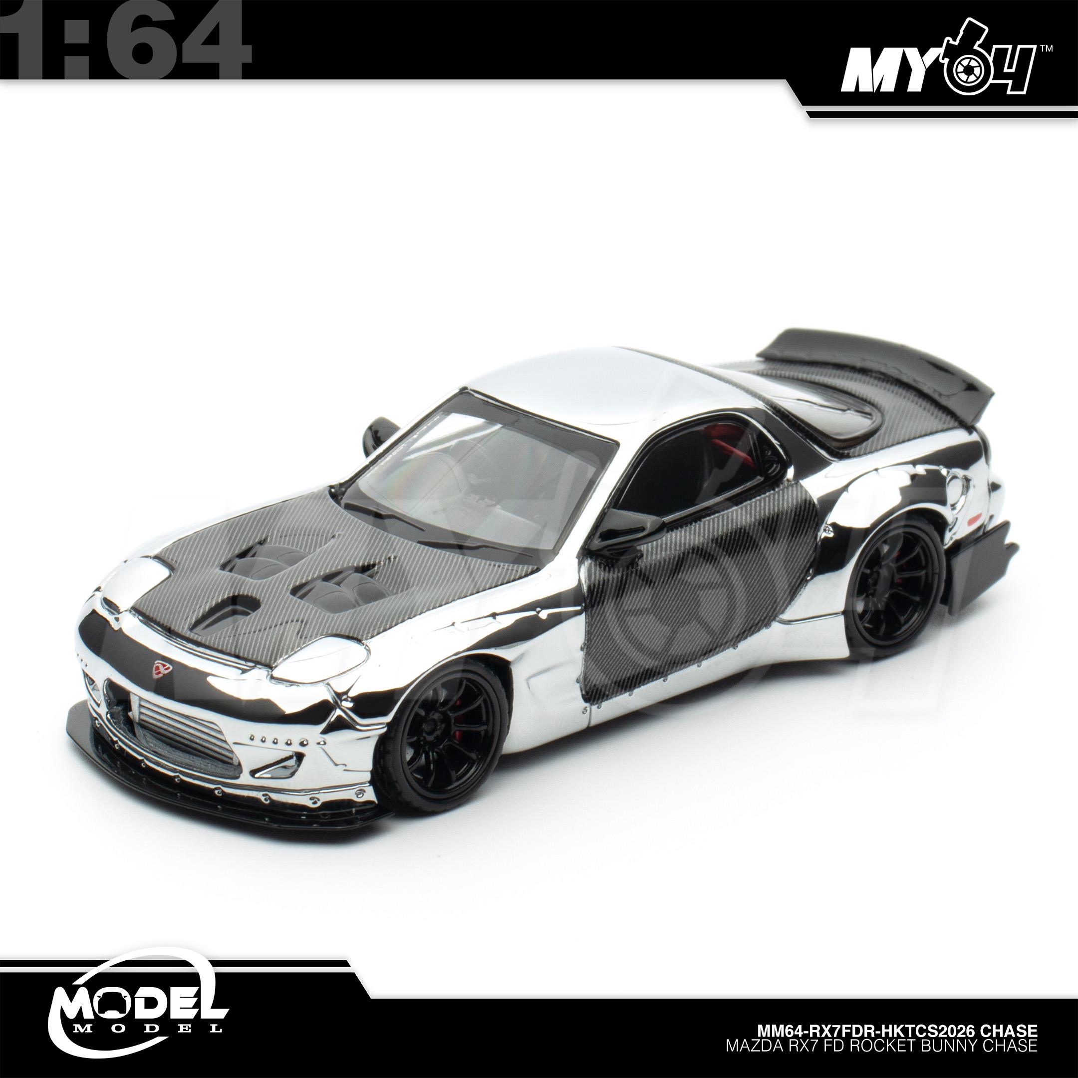 1:64 MODELMODEL Mazda RX7 FD Rocket Bunny Chase