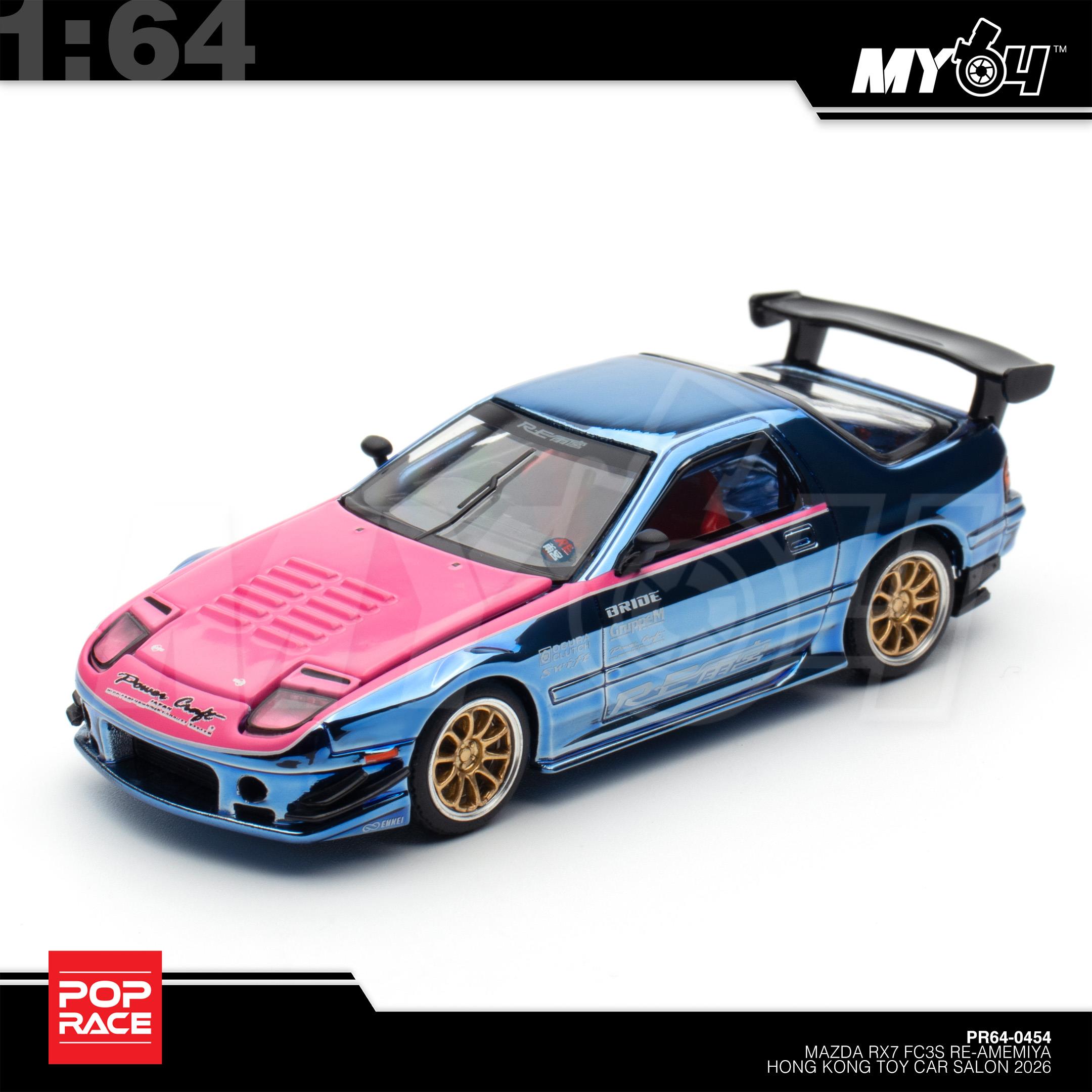 1:64 POP RACE Mazda RX7 FC3S Re-Amemiya Hong Kong Toy Car Salon 2026